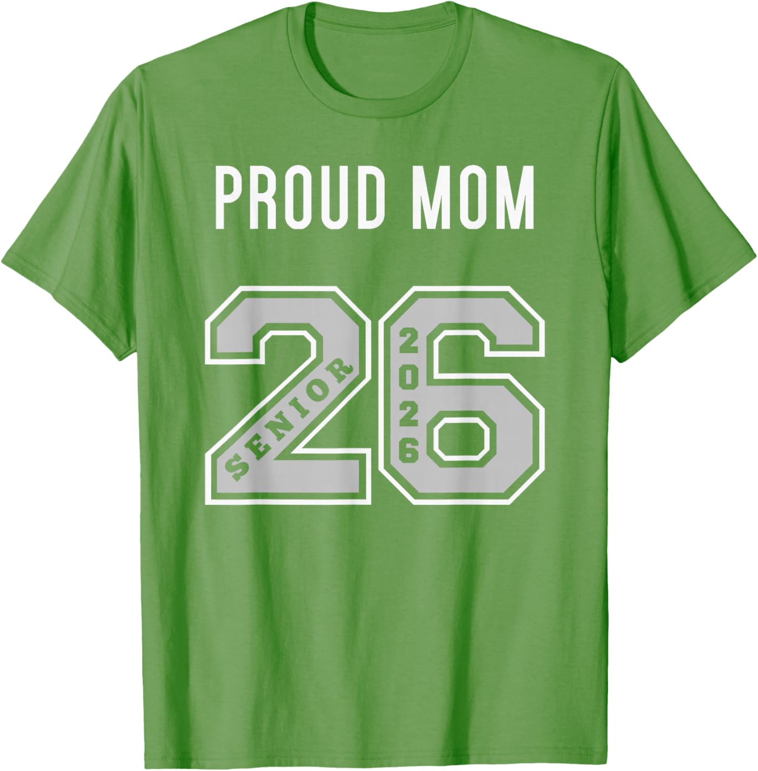 Proud Mom of 2026 Senior T-Shirt - Class of 26 Jersey for Moms - 20
