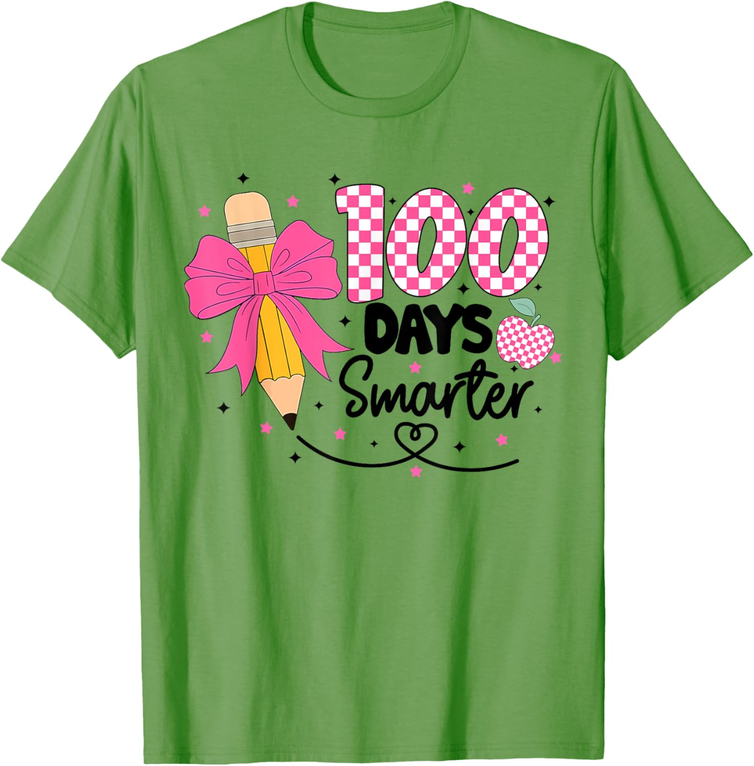 100 Days Smarter Toddlers Girls School 100th Day T-Shirt Fun Design - 6