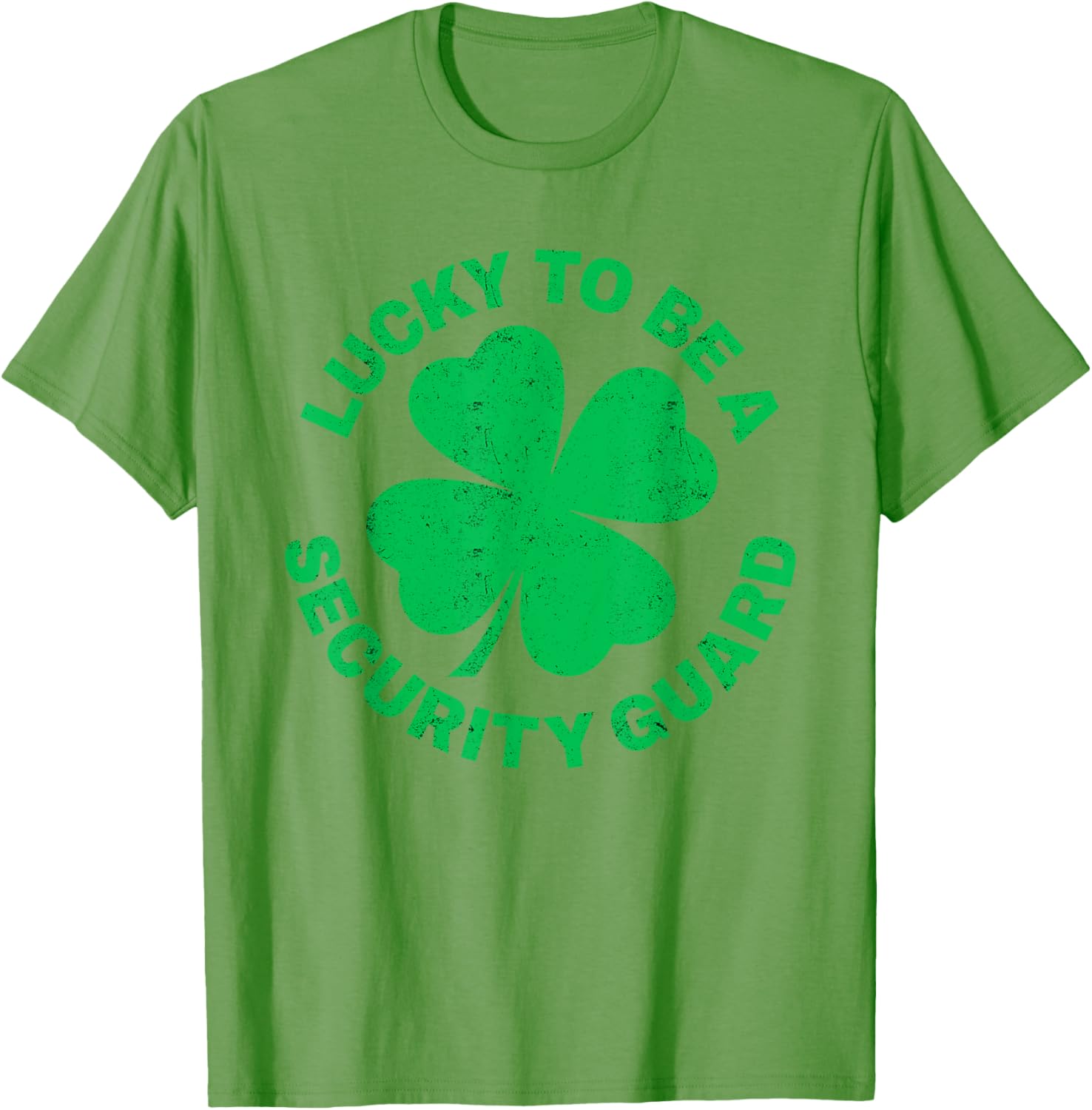 Lucky to Be a Security Guard St Patrick's Day T-Shirt for Irish Celebrations - 9