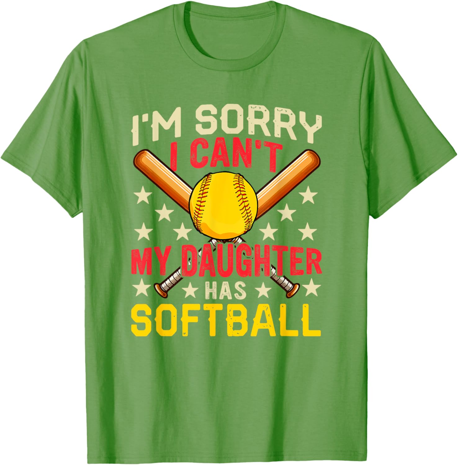 Funny Softball Player Costume Family T-Shirt for Daughters and Fans - 26
