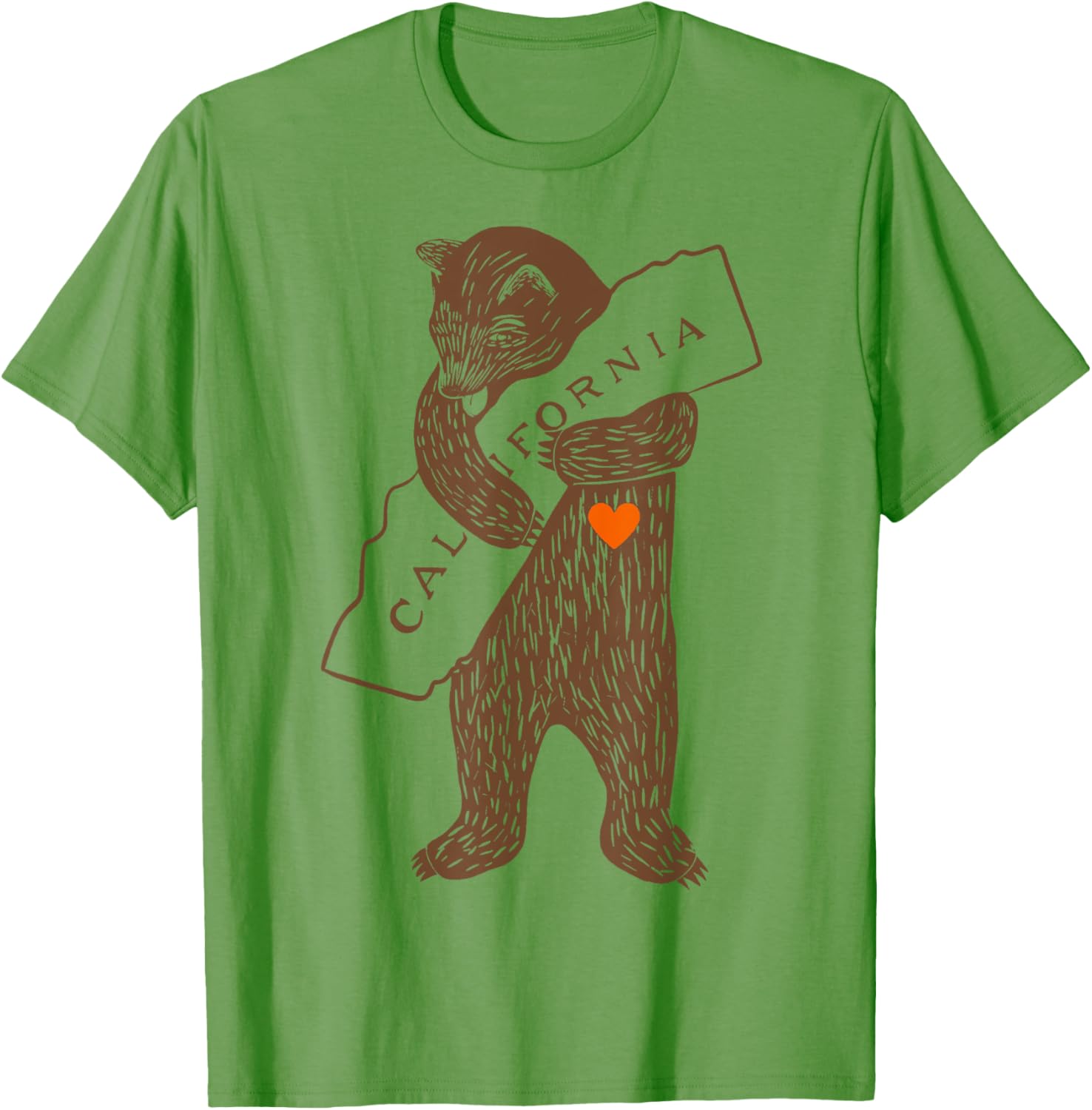 California Strong Grizzly Bear T-Shirt for Outdoor Enthusiasts - 6