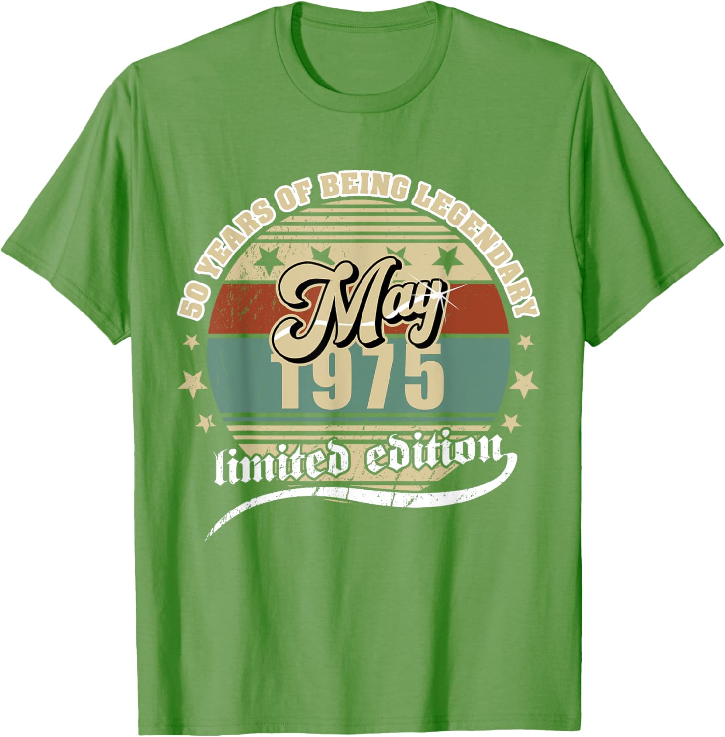 Vintage 50th Birthday May 1975 T-Shirt for Legendary Celebration - 29