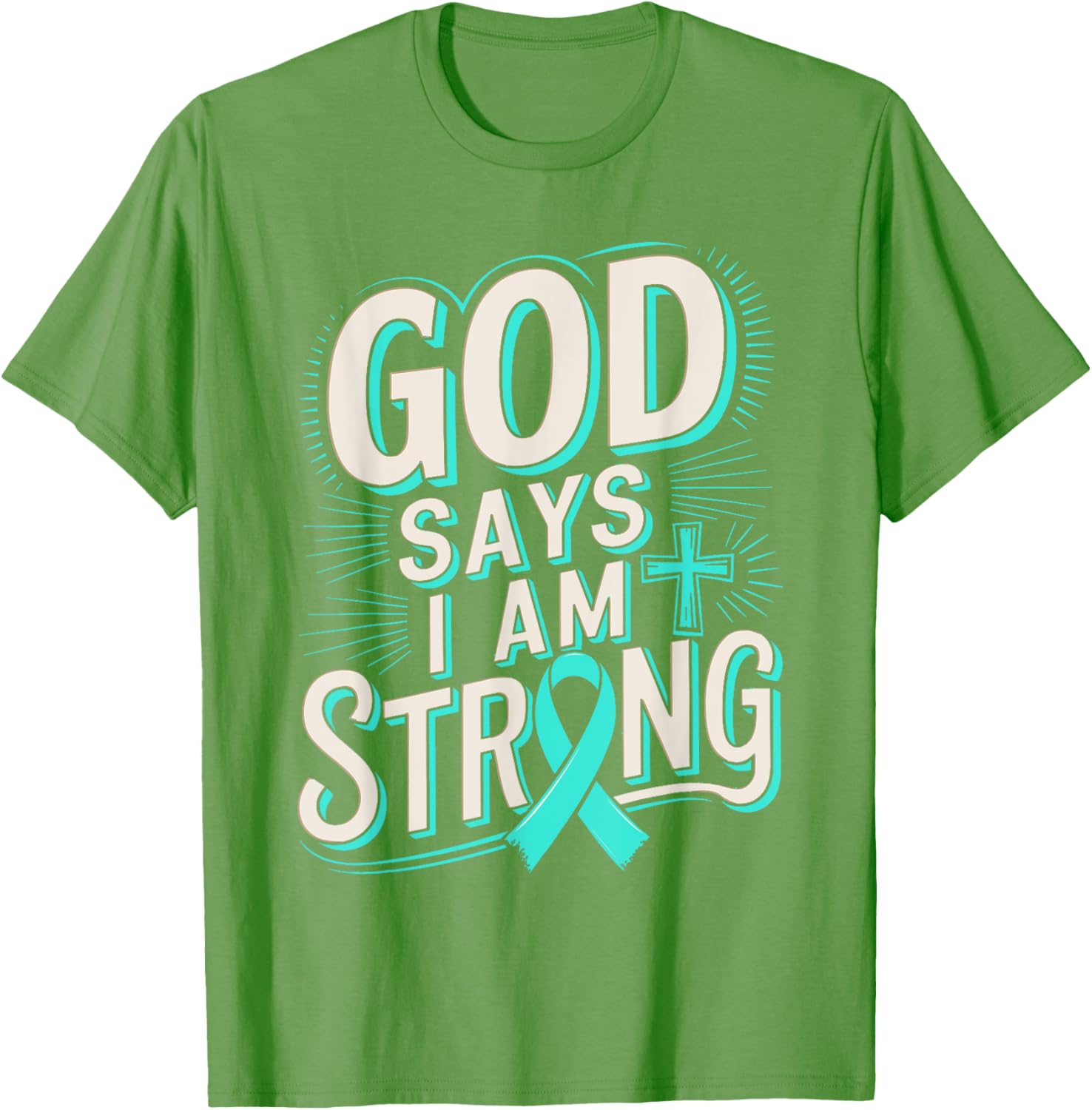 God Says I'm Strong Survivor Dysautonomia Awareness T-Shirt for Supporters - 5