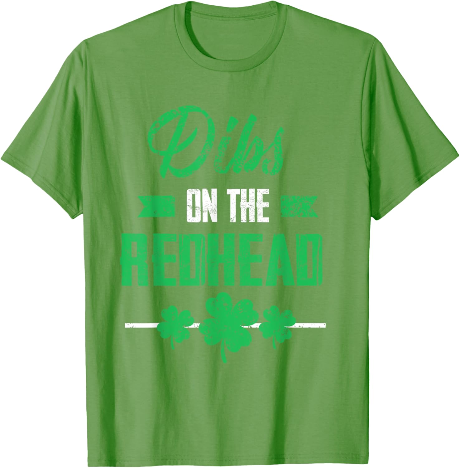 Dibs on the Redhead Shamrock Funny St Patricks Day T-Shirt for Laughs - 19