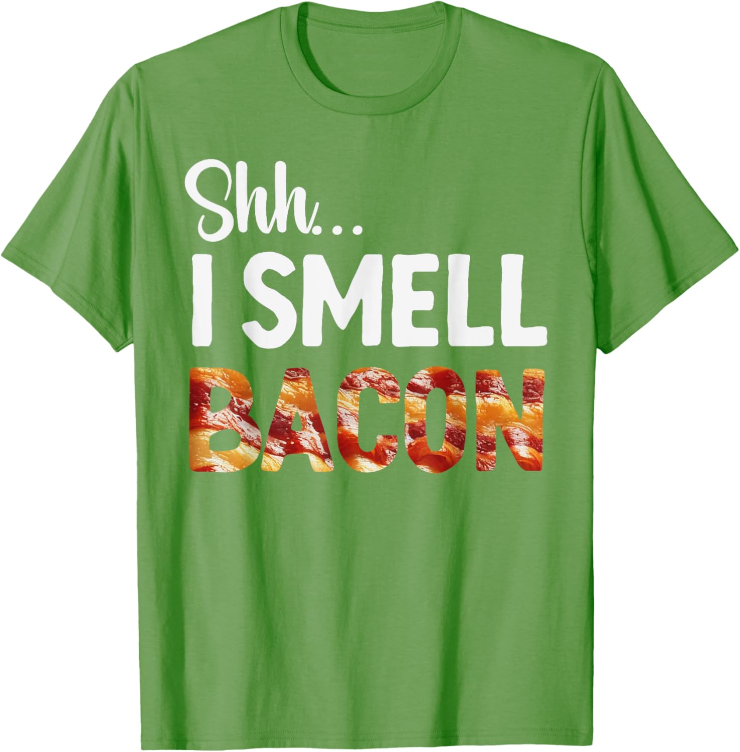 Funny Bacon Lover T-Shirt for Breakfast Fans - Shh I Smell Bacon! - 23