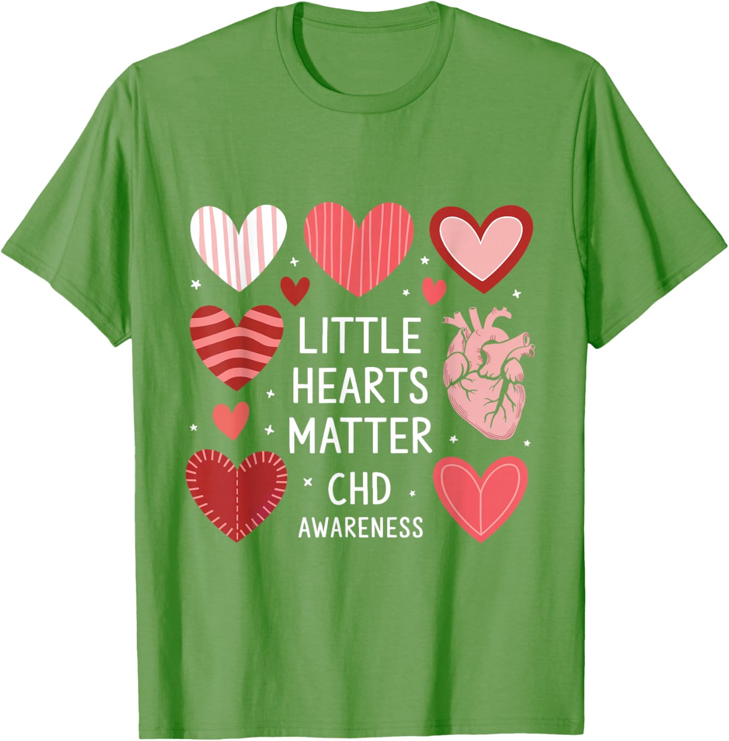 Heart Anatomy Valentine T-Shirt for CHD Awareness - Love with Purpose - 26