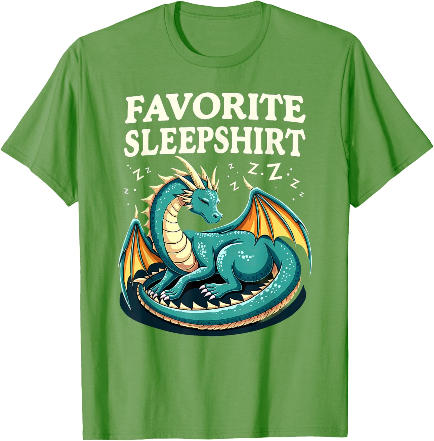 Cozy Sleeping Dragon Favorite Sleepshirt T-Shirt for Ultimate Comfort - 11