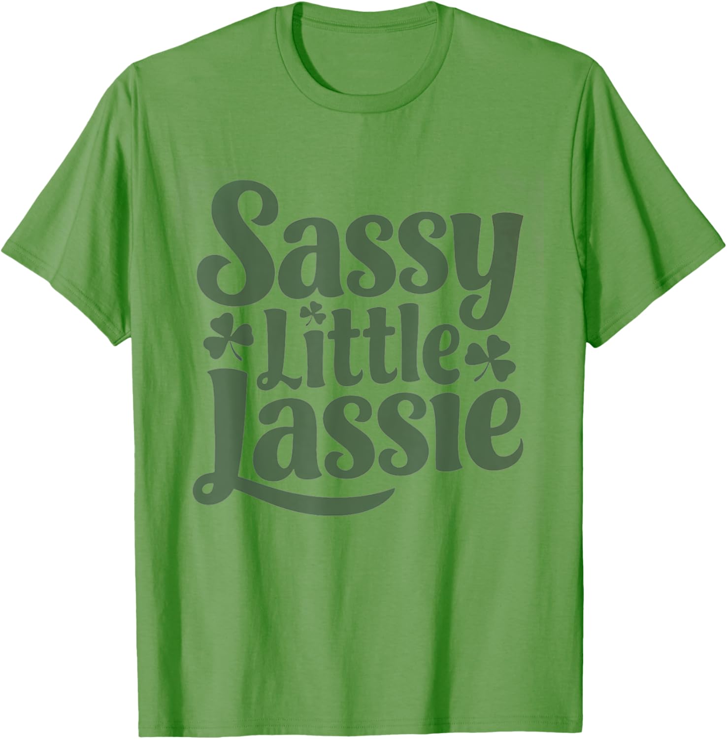 Sassy Little Lassy Vintage St Patrick's Day Toddler T-Shirt for Kids - 5