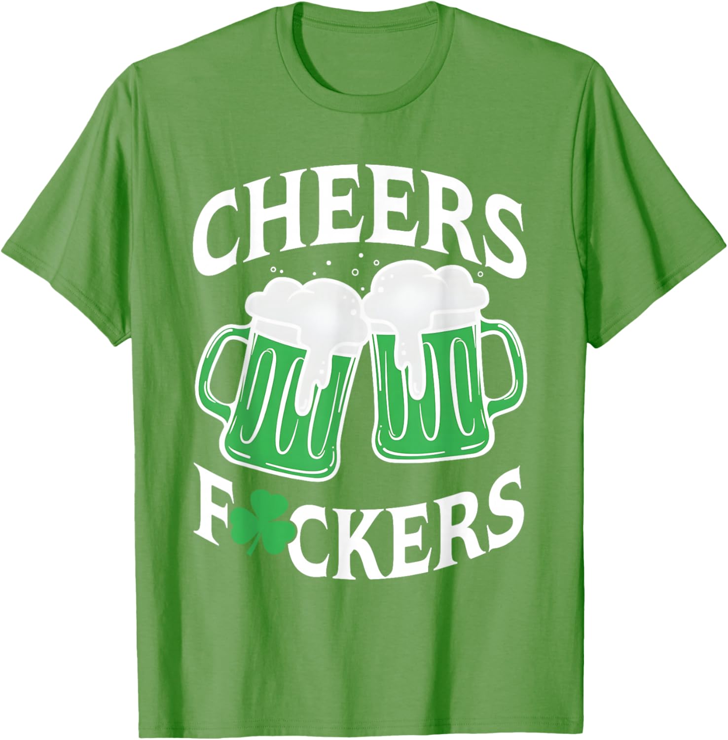 Funny St Patricks Day T-Shirt Cheers Shamrock Design for Party Fun - 18