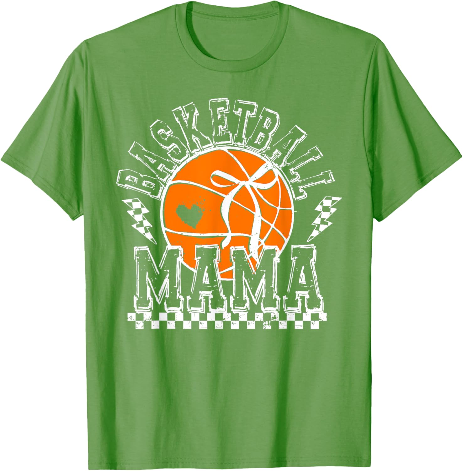 Funny Basketball Mama Coquette Bow T-Shirt for Sports Lover Moms - 4