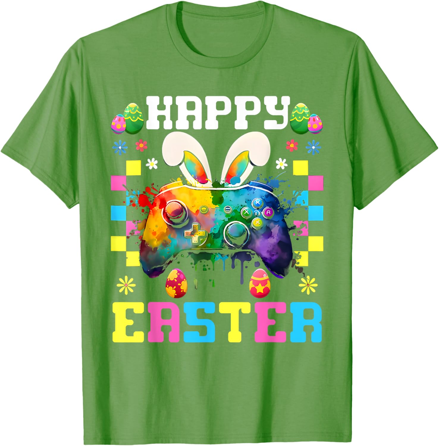 Easter Bunny Gamer T-Shirt for Boys and Girls Fun Video Game Apparel - 5