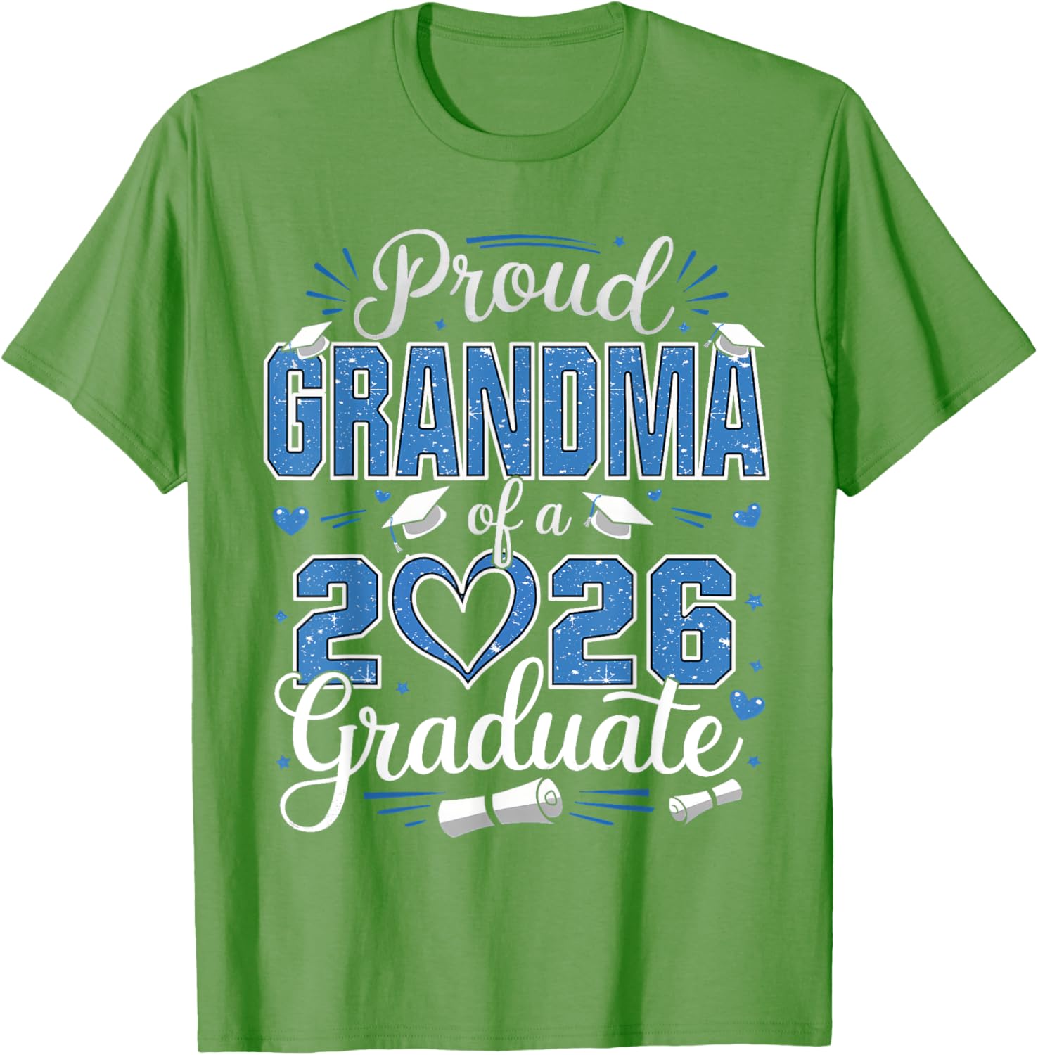 Proud Grandma Class of 2026 Graduate Senior T-Shirt for Grandma - 1