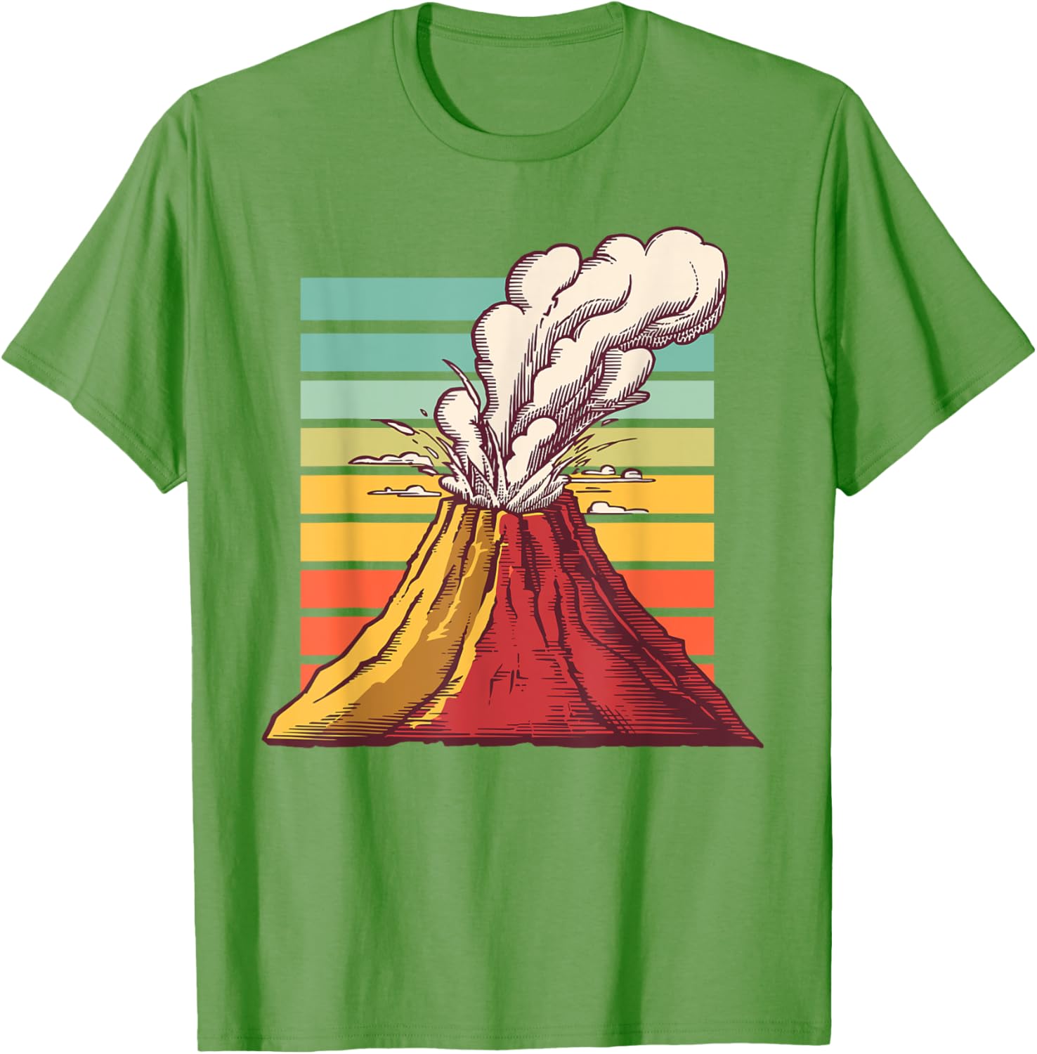 Cool Volcano Art T-Shirt for Men, Women, and Kids - Perfect for Geology Lovers - 12