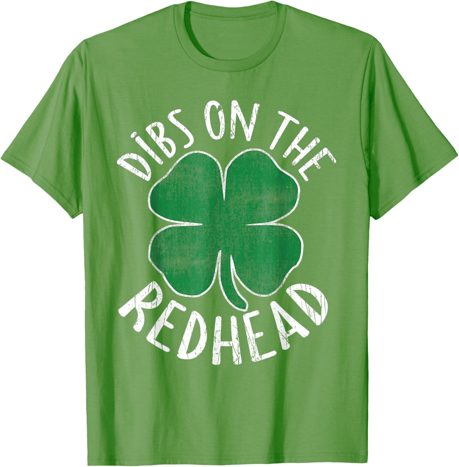 Dibs On The Redhead Shamrock T-Shirt for St Patricks Day Fun - 14