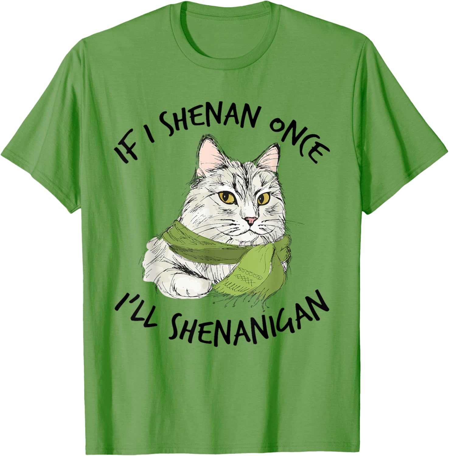 Funny Shenanigan Cat T-Shirt Perfect for Cat Lovers and Laughs - 7