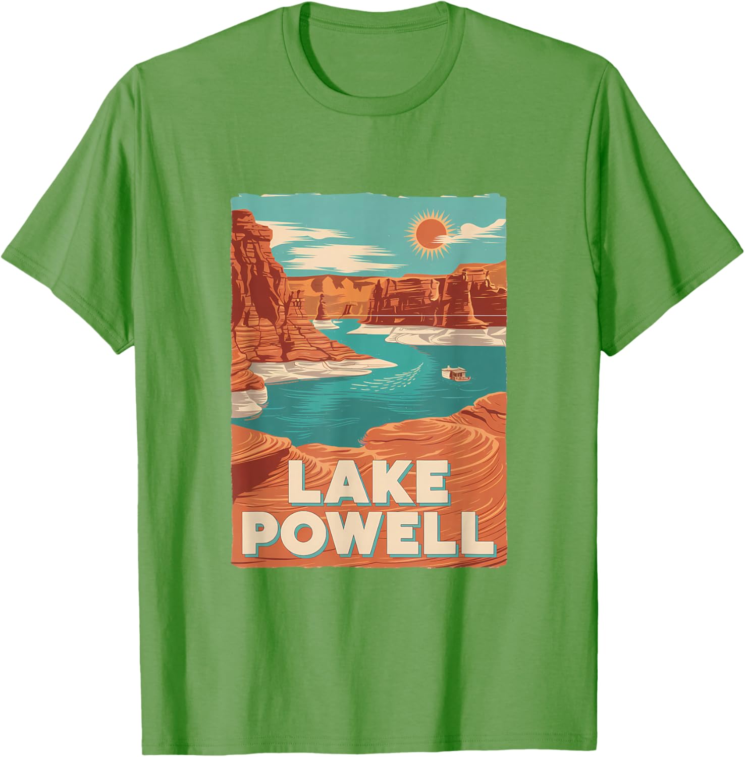 Lake Powell Vintage Canyon Sun Adventure T-Shirt for Outdoor Lovers - 7