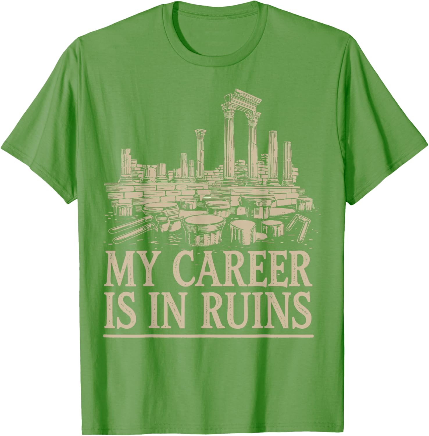 Funny My Career Is In Ruins T-Shirt for Casual Wear and Gifts - 3
