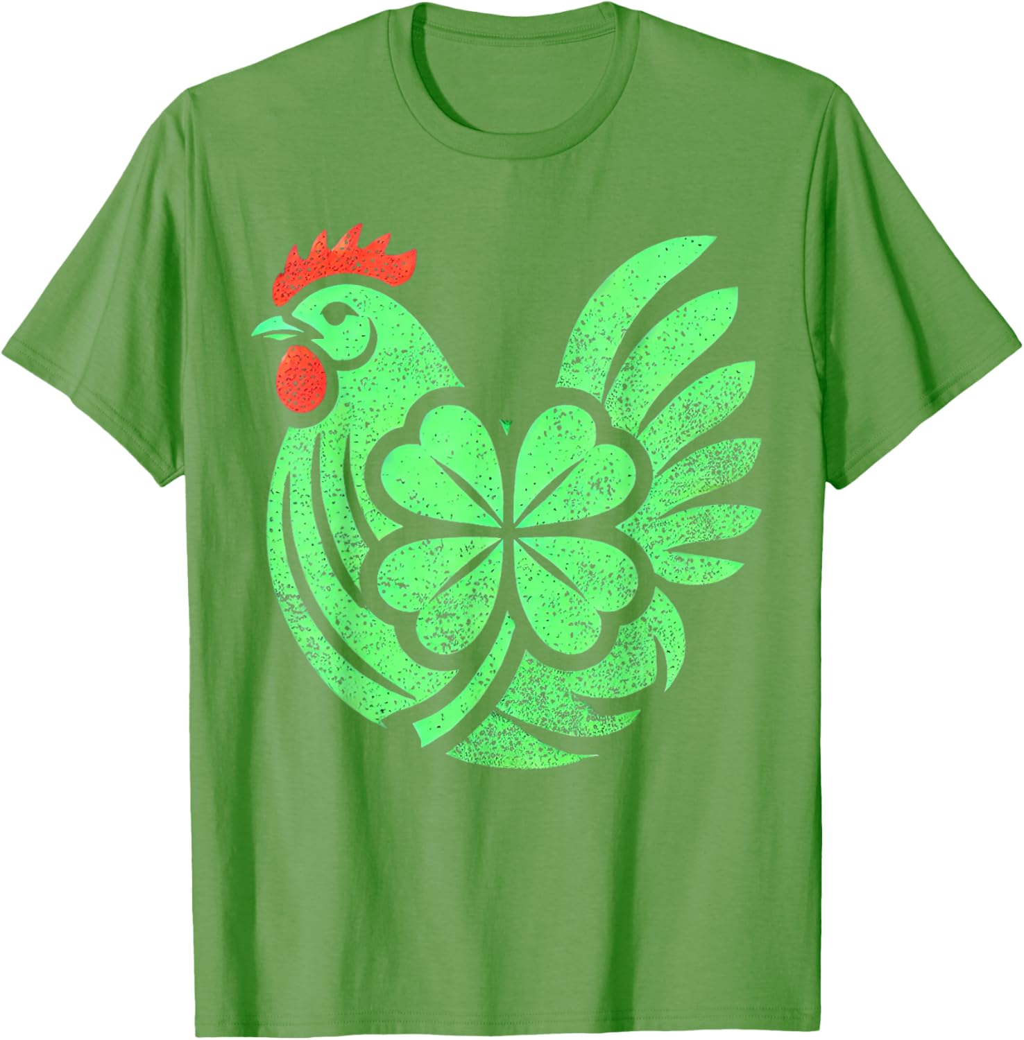 Cute Chicken Hen Shamrock St. Patrick's Day T-Shirt for Festive Fun - 15