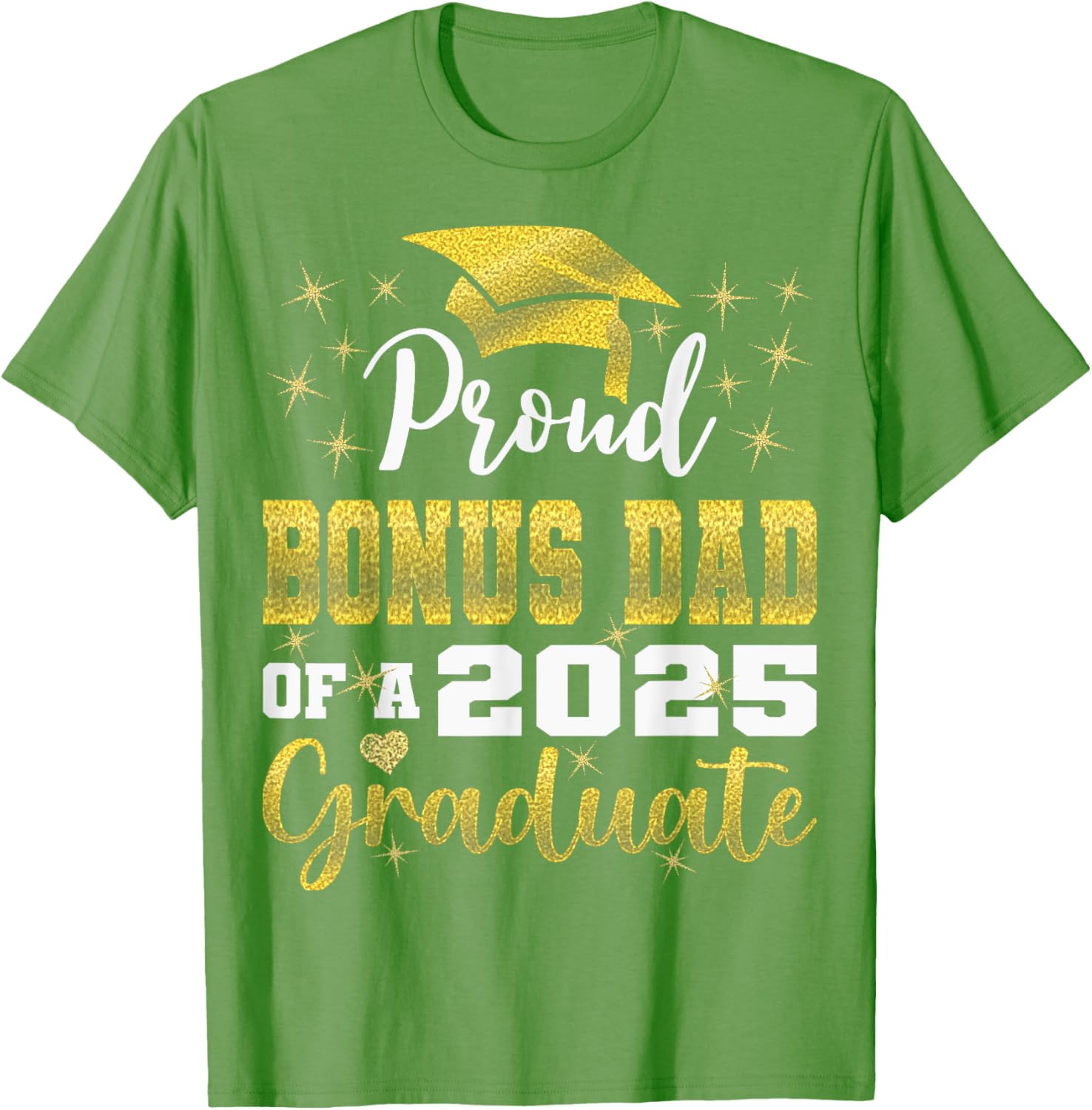 Super Proud Bonus Dad 2025 Graduate Graduation Family T-Shirt - 12