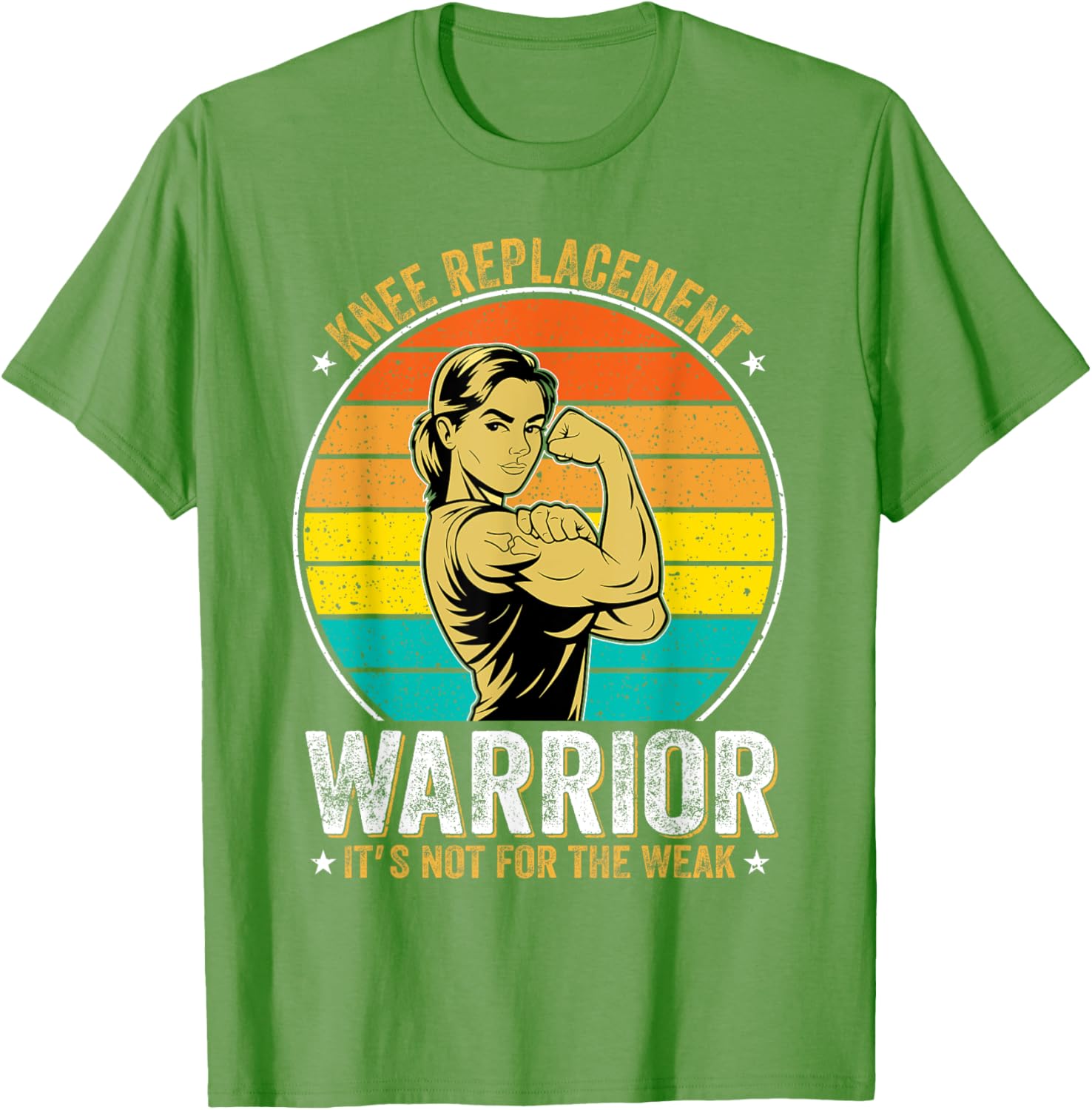 Knee Replacement Warrior Strong Women T-Shirt Empowering Apparel - 6