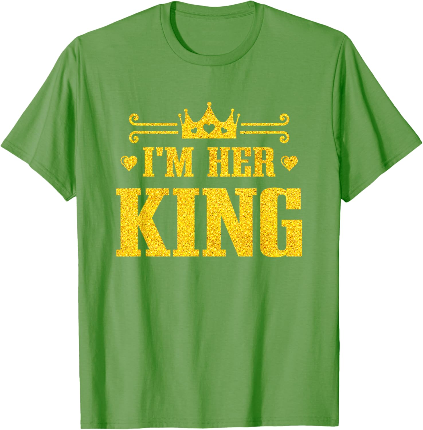His Queen Her King Couples T-Shirt for Valentine's Day and Anniversaries - 8