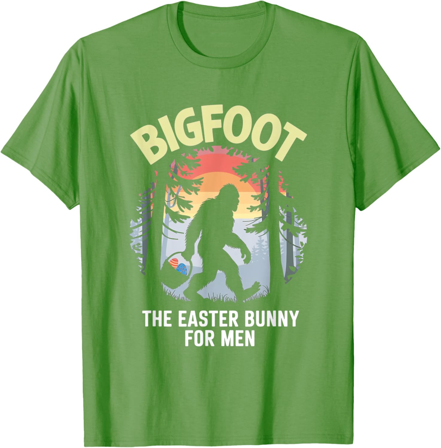 Bigfoot Easter Bunny T-Shirt for Men Fun Apparel Gift Idea - 16