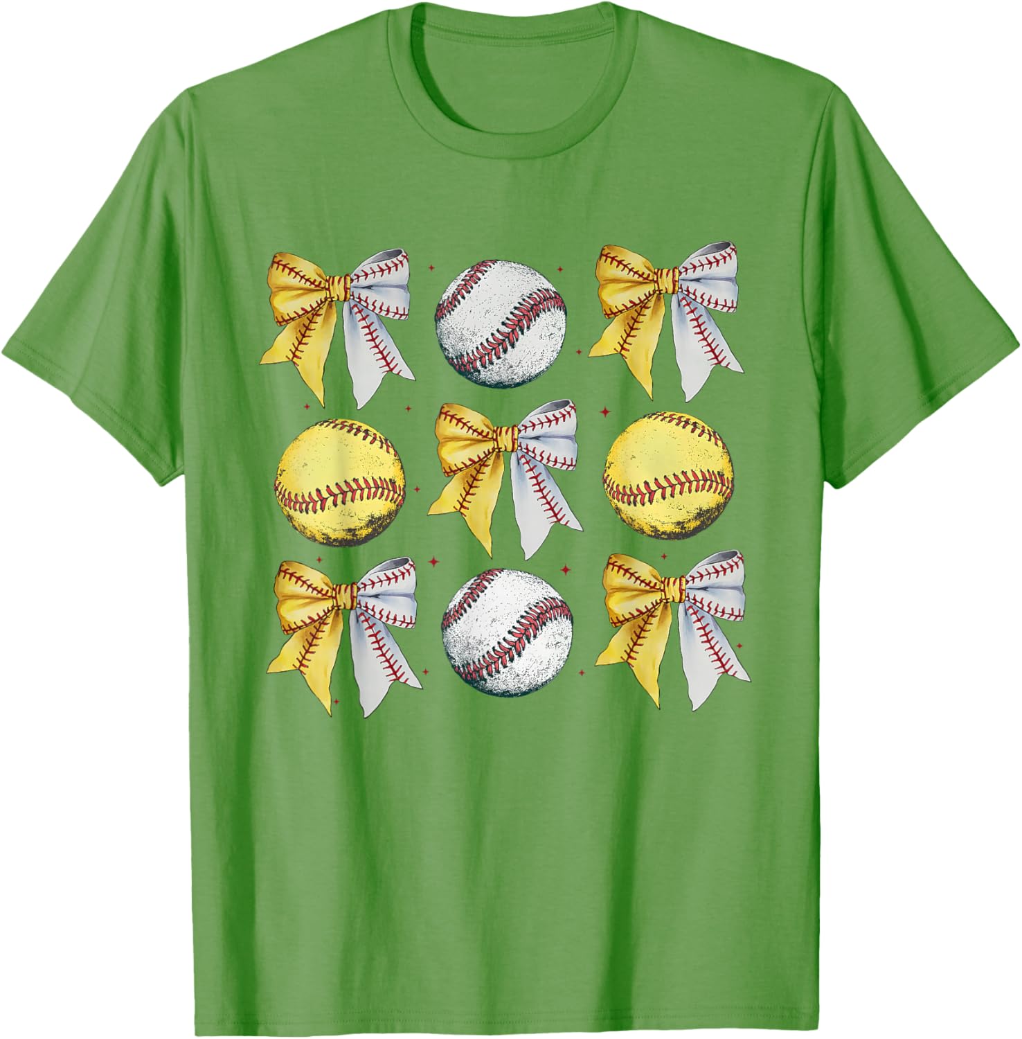 Coquette Bow Baseball Softball Game Day Mom T-Shirt for Women - 24