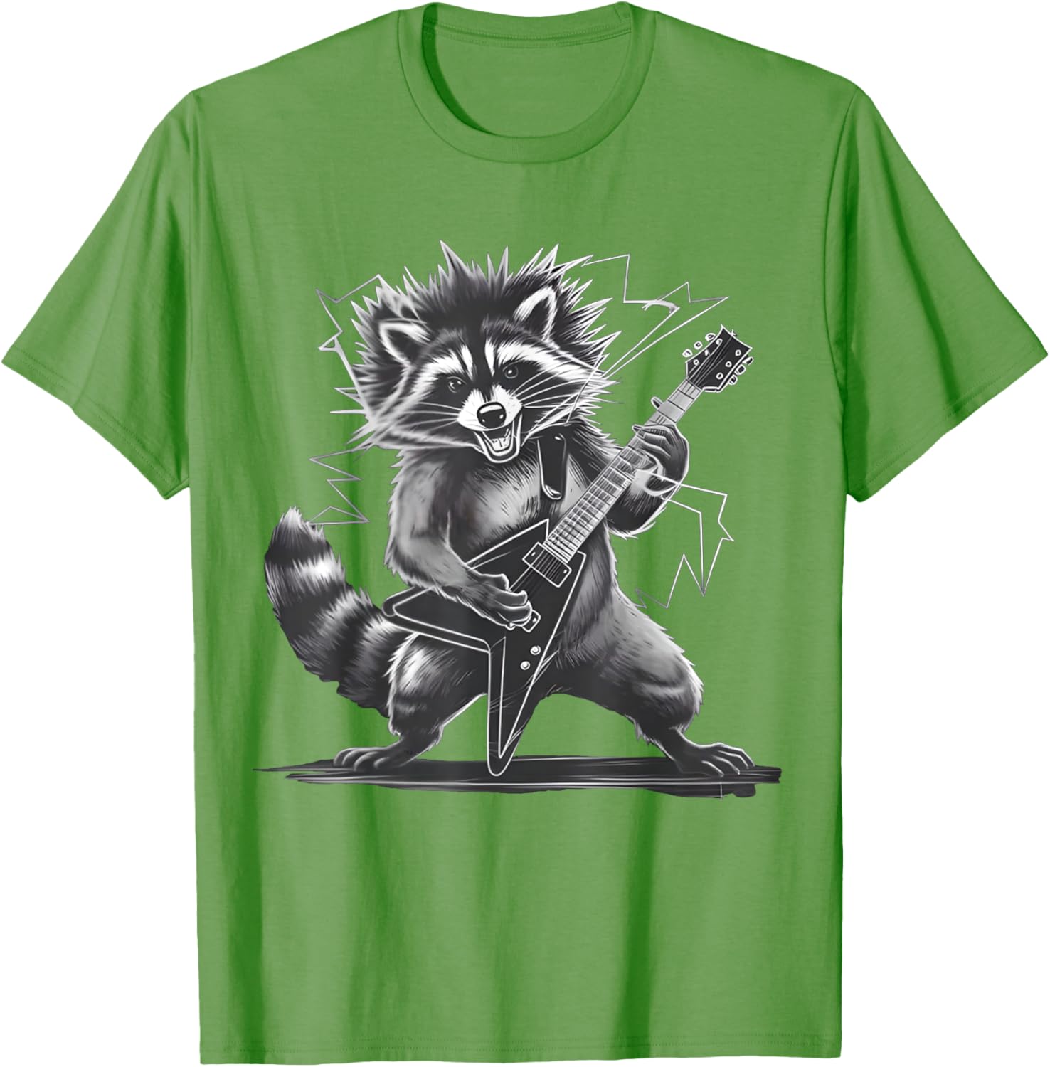 Funny Raccoon Rock and Roll T-Shirt for Men, Women, and Kids - 9