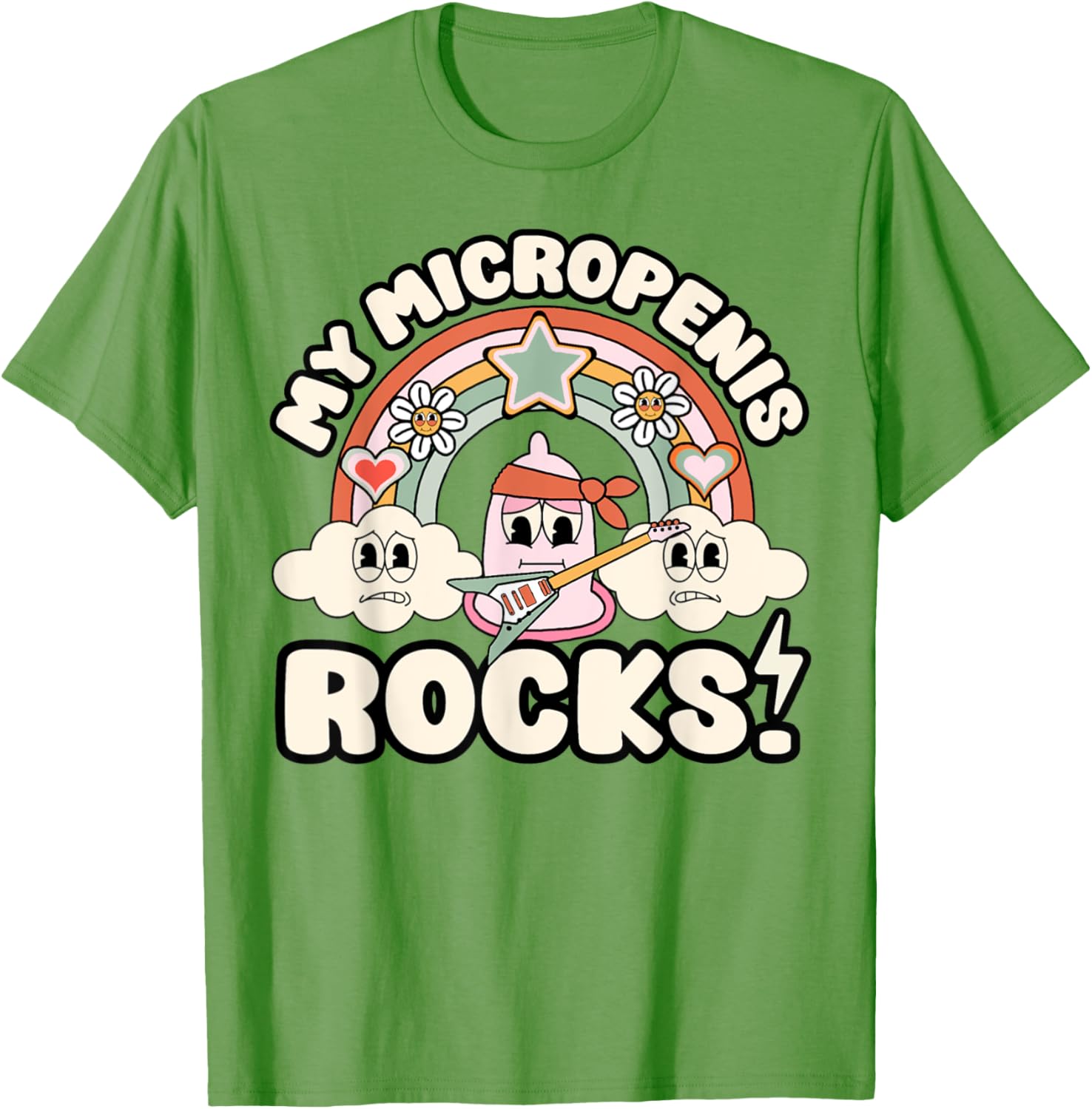 Funny Retro Micropenis Rocks T-Shirt for Adult Humor Lovers - 10