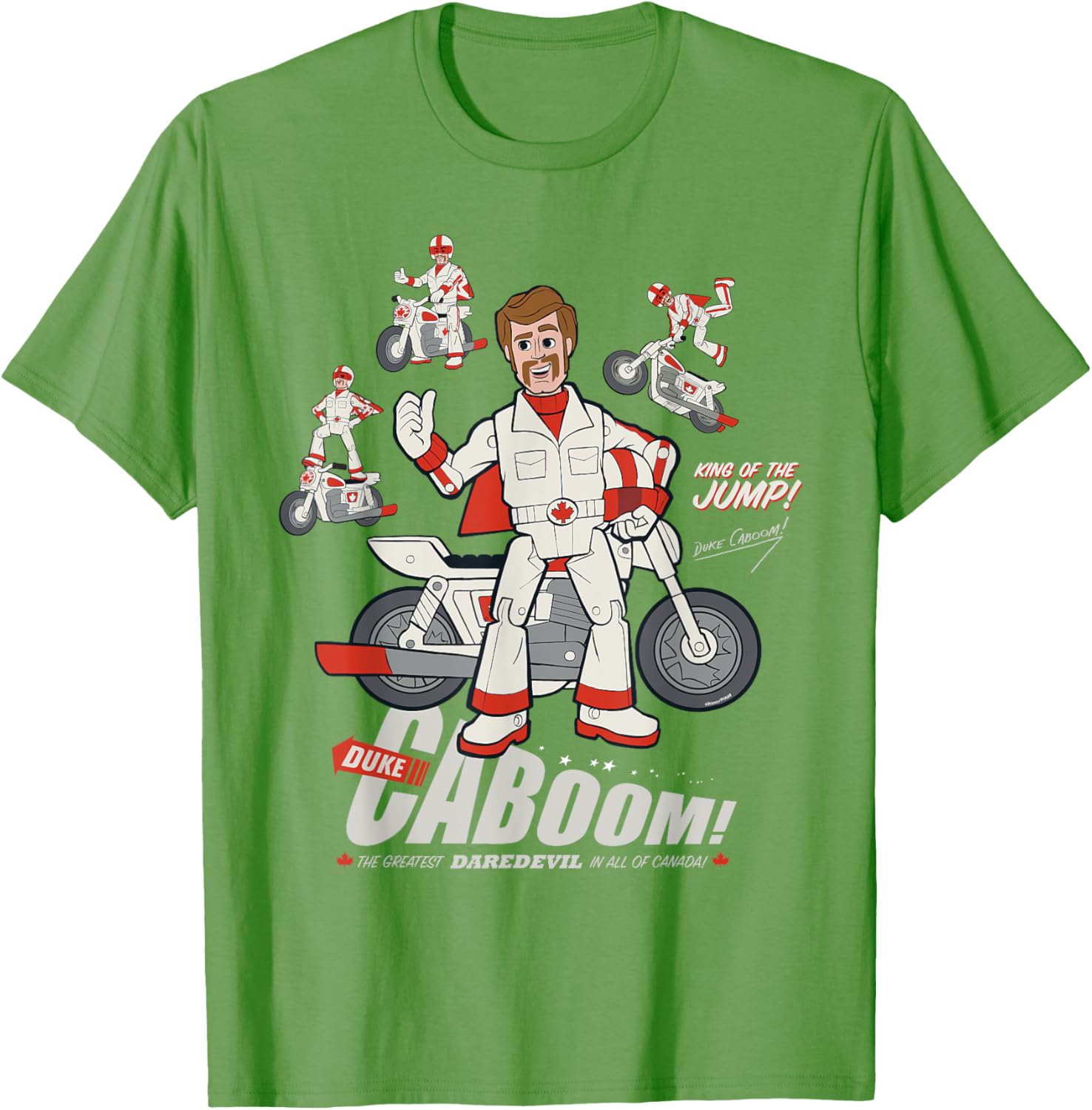 Disney Pixar Toy Story Duke Caboom Stuntman Fun Graphic T-Shirt - 10