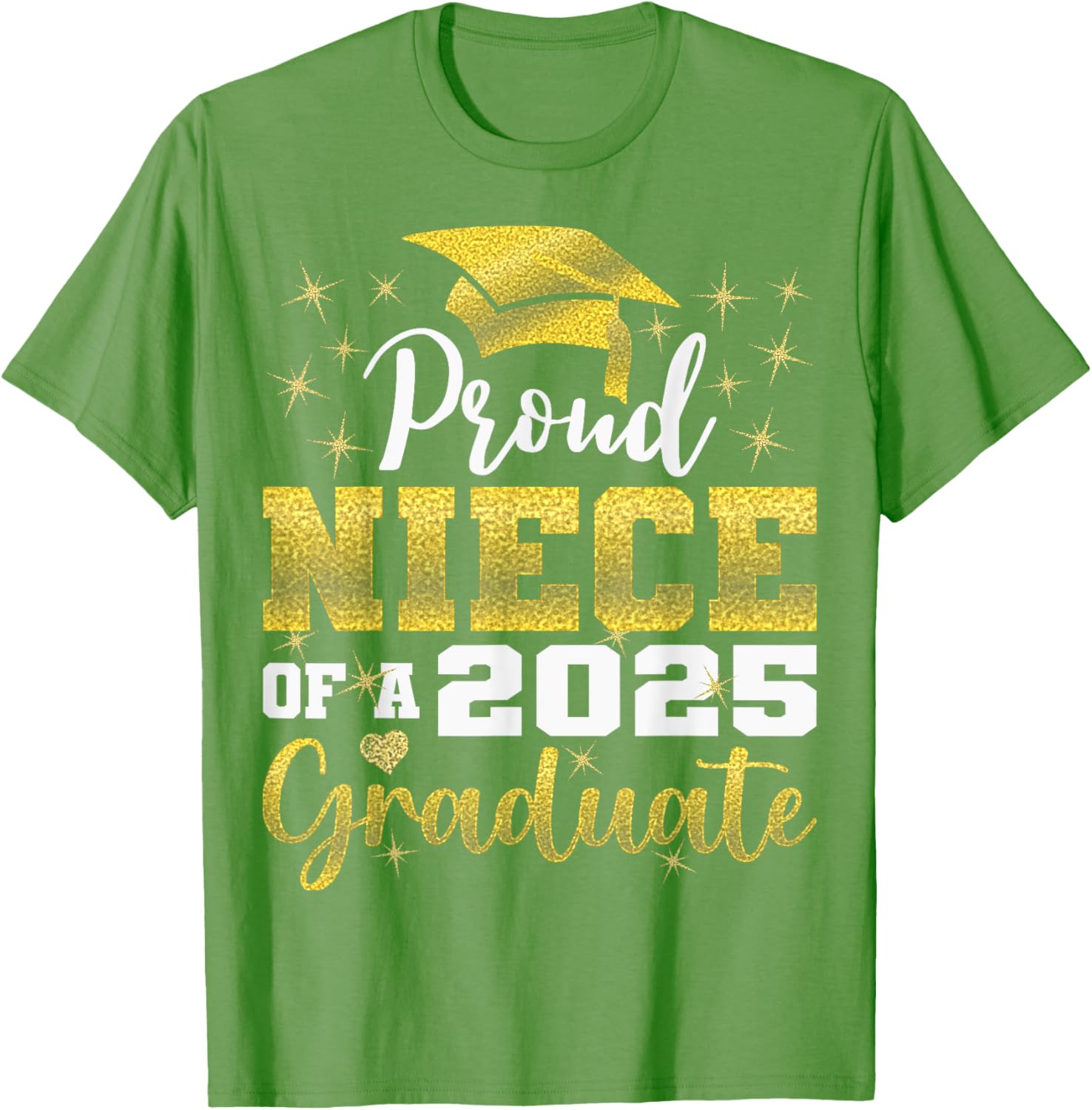 Super Proud Niece of Graduate 2025 Senior Graduation Family T-Shirt - 3