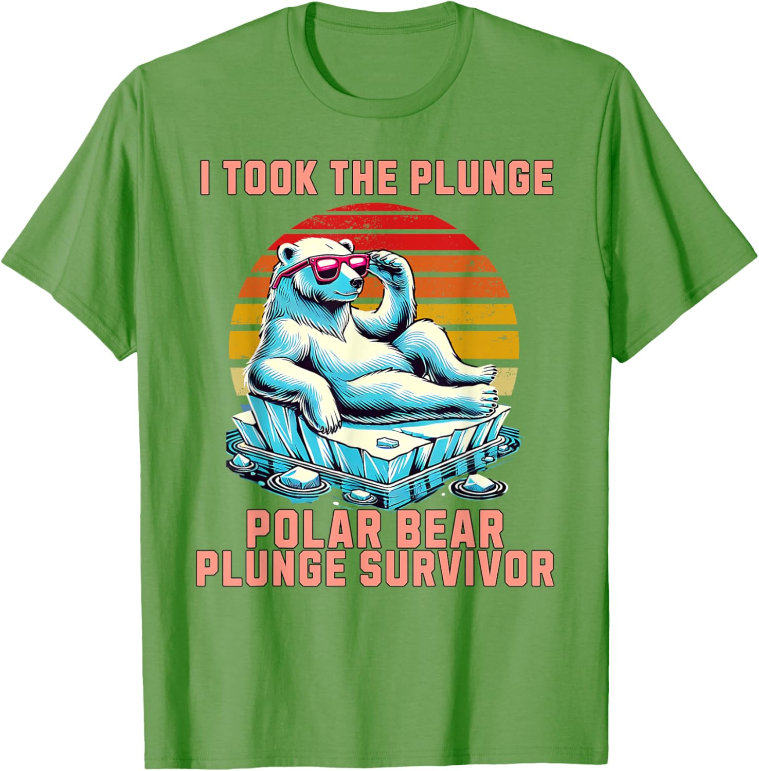 Polar Bear Plunge Survivor 2025 Fun Winter Adventure T-Shirt for Adventurers - 2