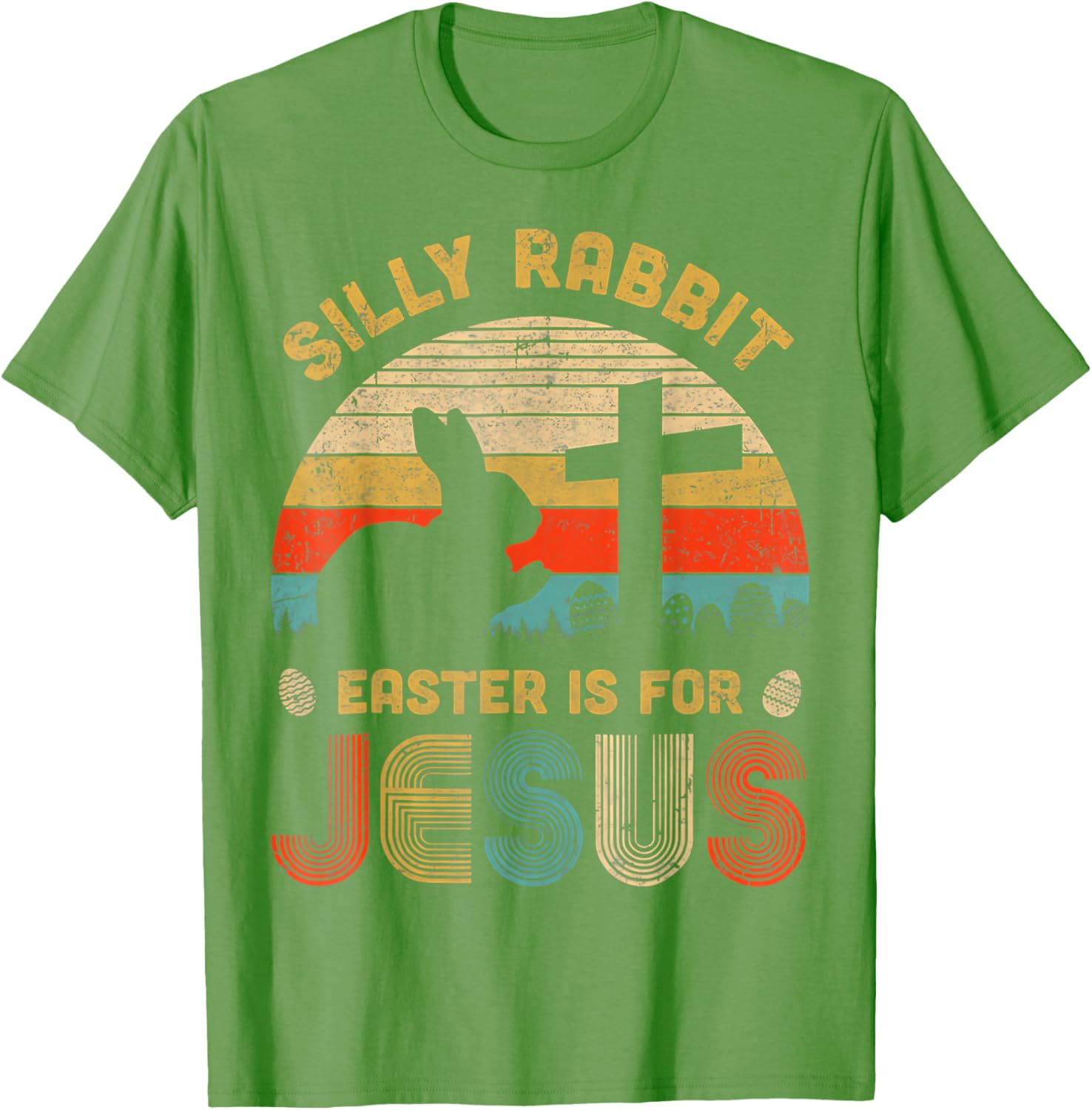 Silly Rabbit Easter is for Jesus T-Shirt – Fun Christian Apparel for All - 7