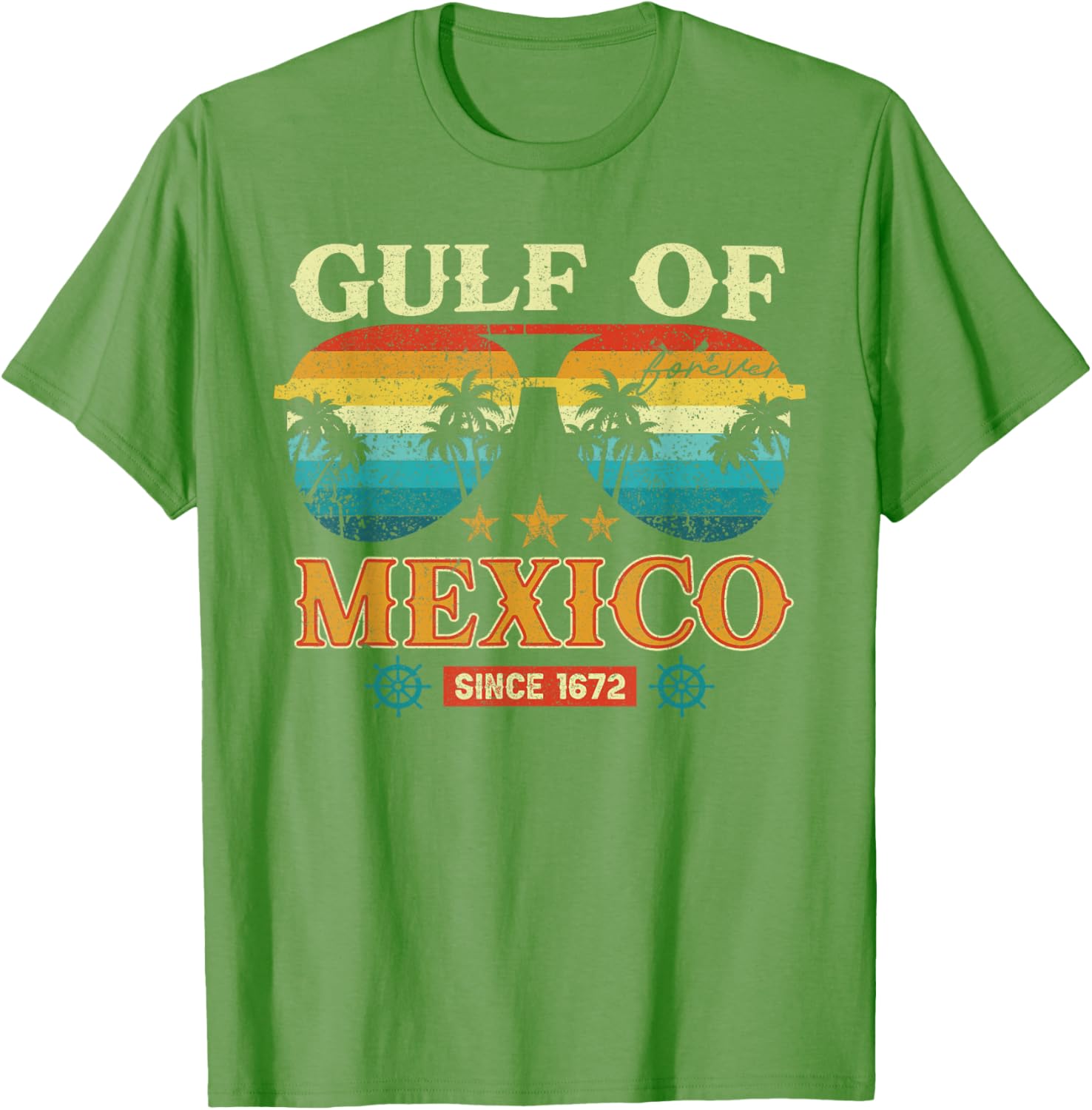 Gulf of Mexico Vintage T-Shirt Retro Style Clothing for Beach Lovers - 4