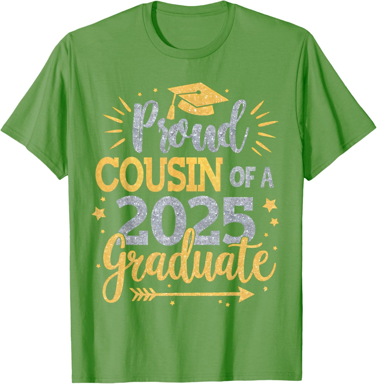 Proud Cousin of Class of 2025 Graduate T-Shirt for Seniors - 4