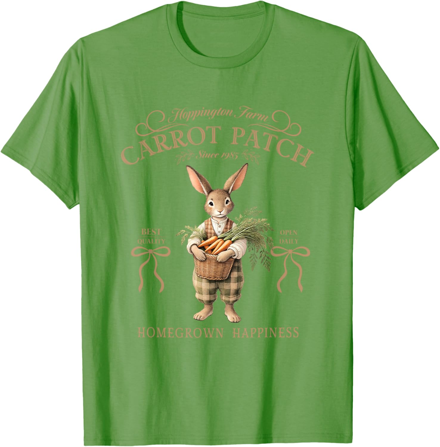 Hoppington Farm Carrot Patch Happy T-Shirt for Garden Lovers - 12