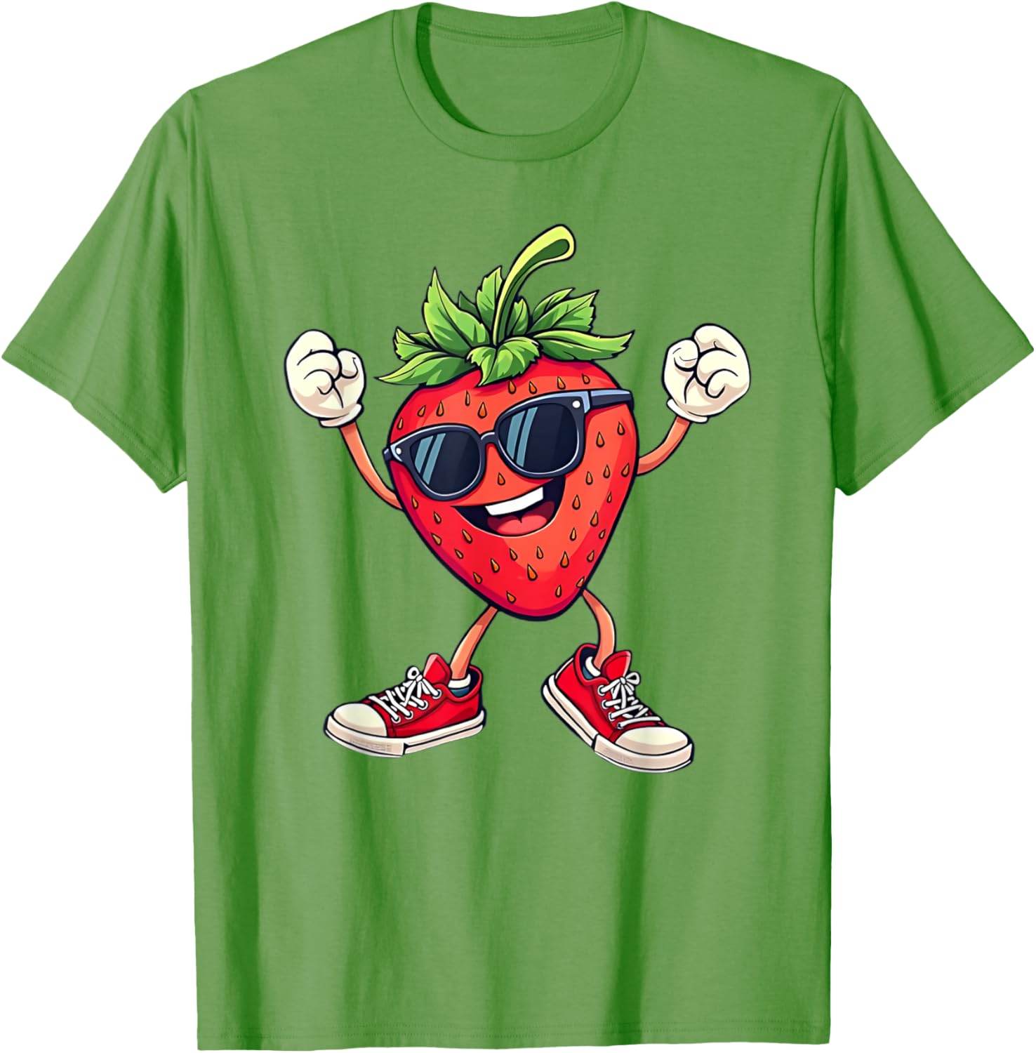 Fun Partying Strawberry Costume T-Shirt for Kids Boys and Girls - 21