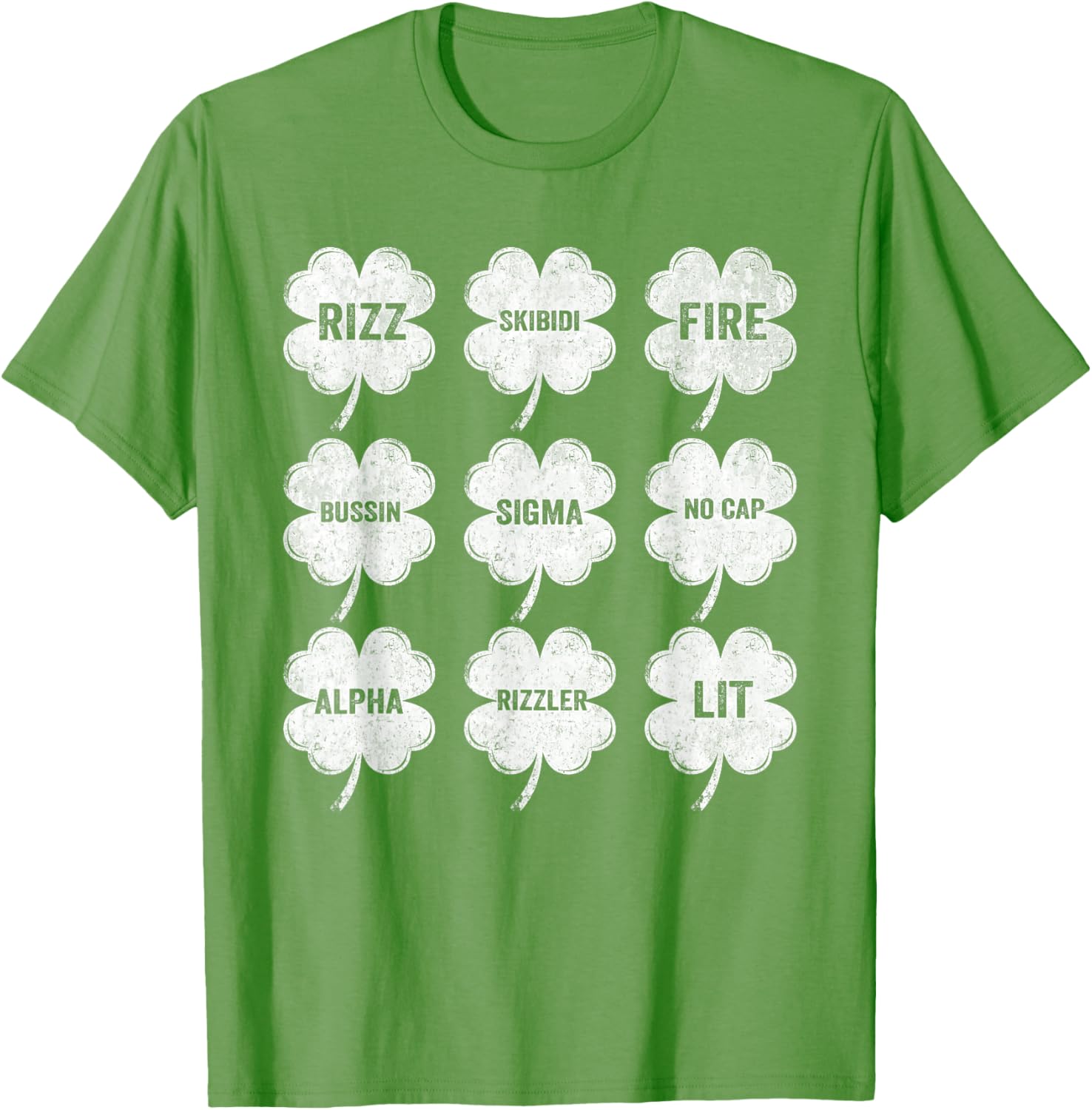 Skibidi St Patricks Day Funny Rizz Boys Kids T-Shirt for Fun Celebrations - 4