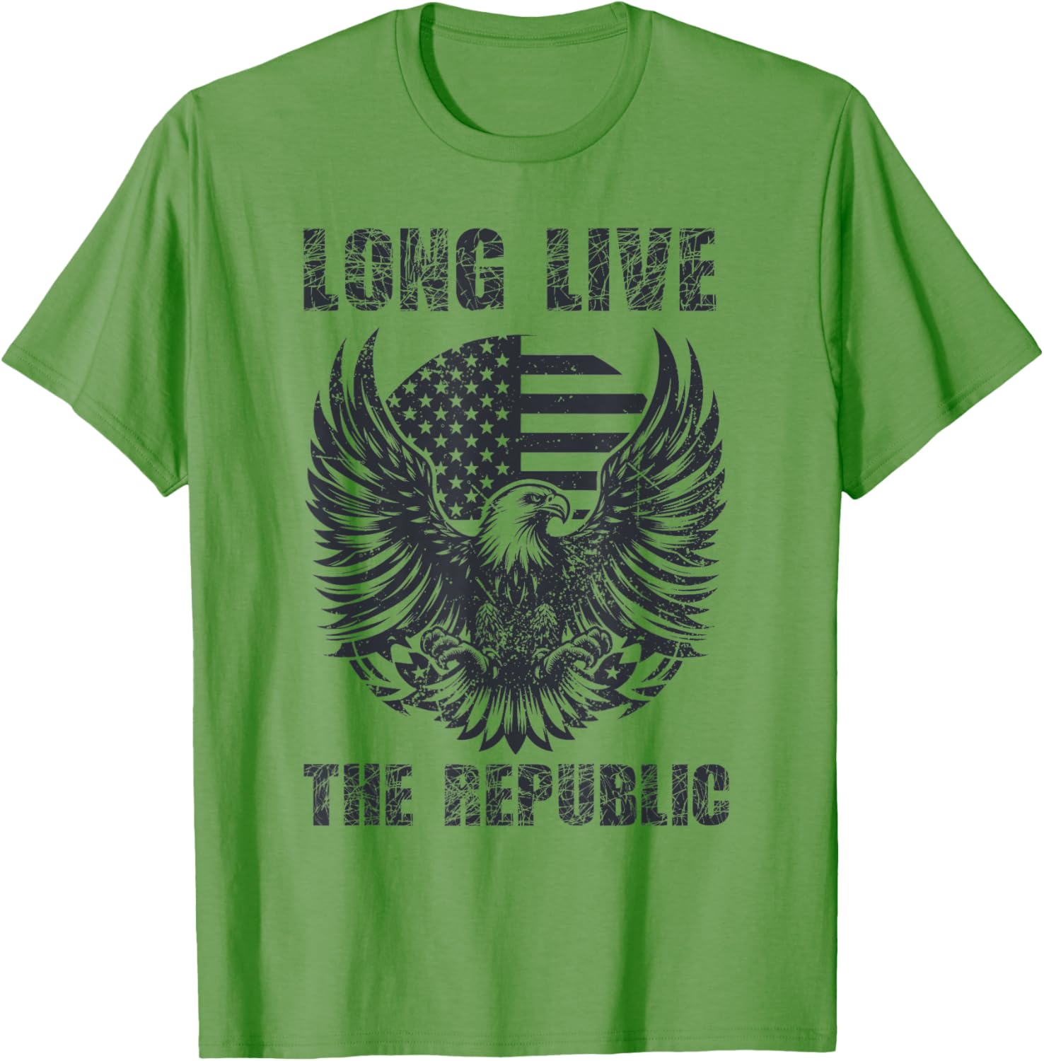 Long Live the Republic US Flag T-Shirt for Patriotic Style and Comfort - 5