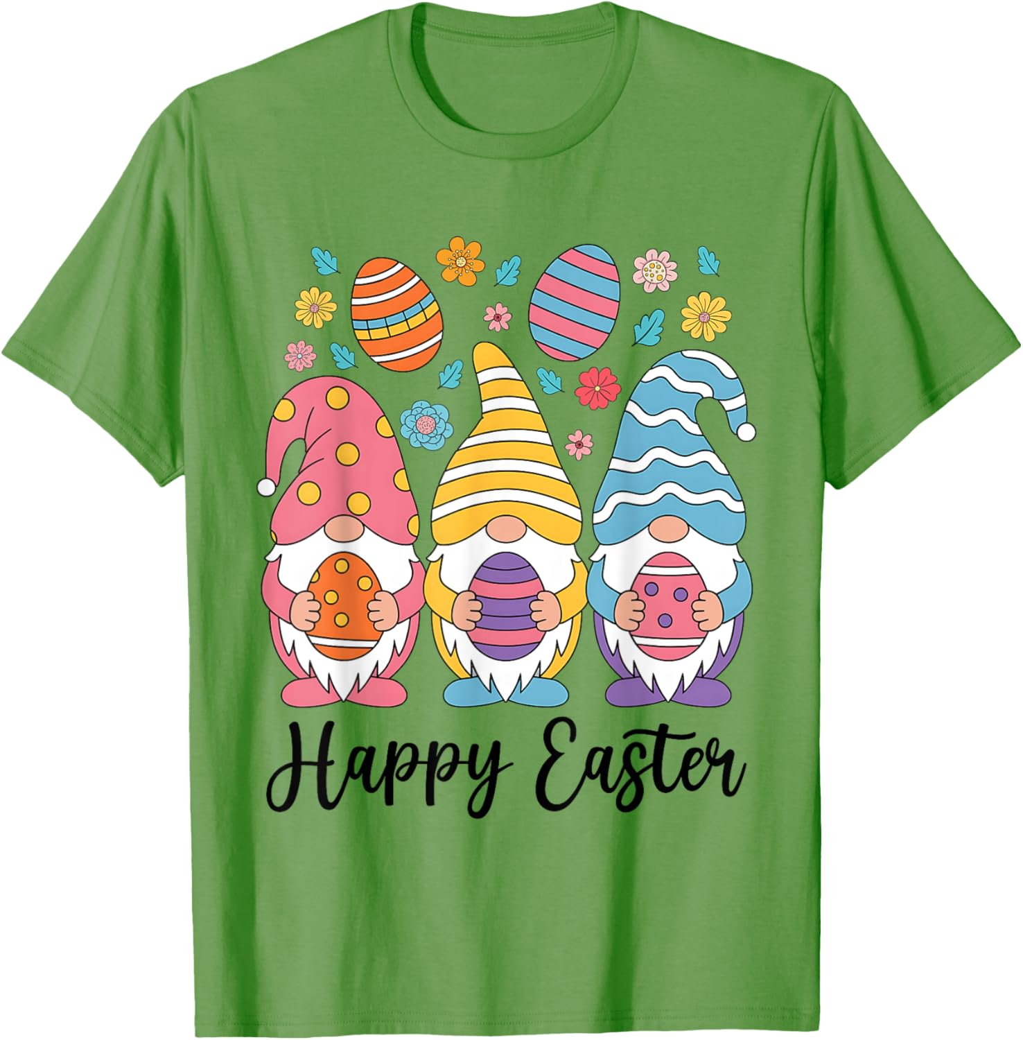 Happy Easter Gnomes T-Shirt for Women Girls Kids Perfect for Egg Hunts - 20