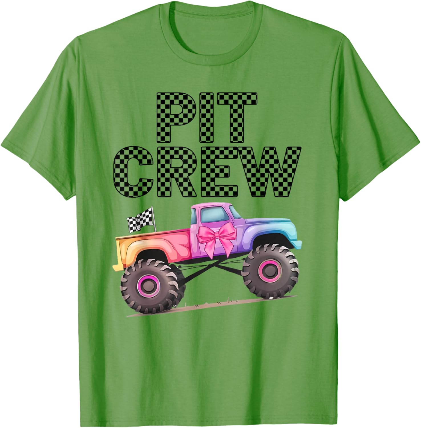 Girls Monster Truck Crew Squad T-Shirt for Truck Lovers and Kids - 10