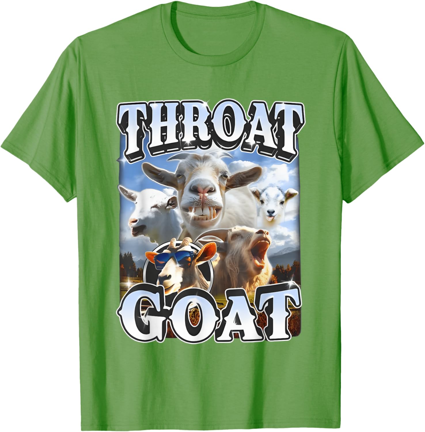 Throat Goat Retro Funny Gag T-Shirt for Adult Humor Lovers - 28