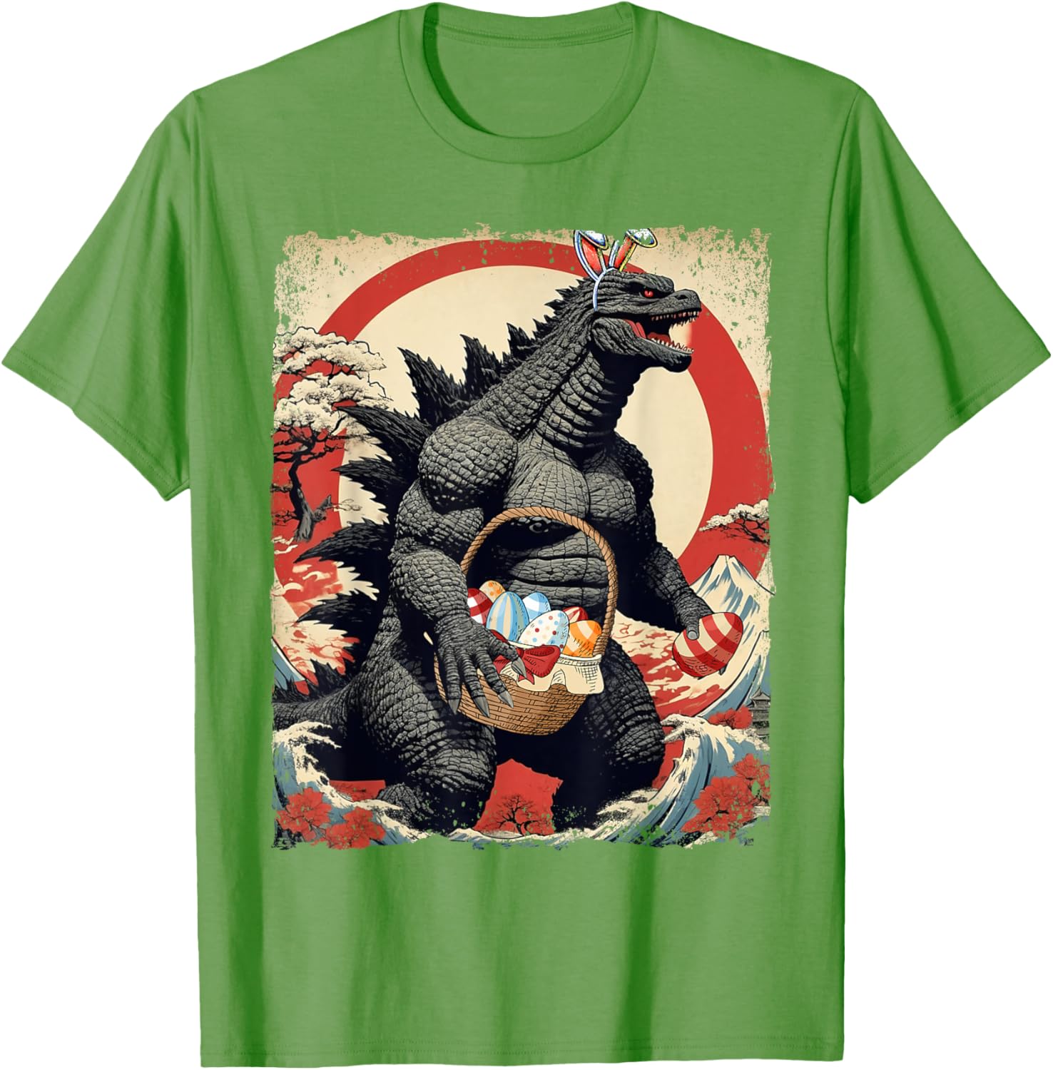Kaiju Easter Vintage Shirt for Kids featuring Monster Eggs T-Shirt - 9
