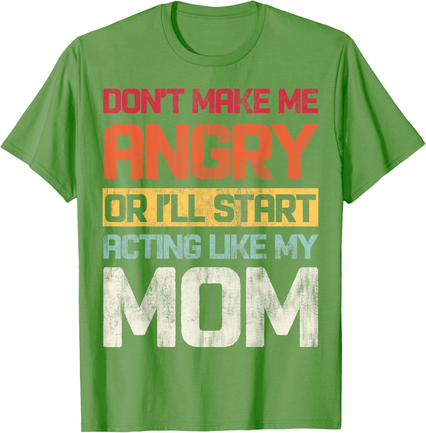 Don't Make Me Angry Retro T-Shirt for Moms | Fun Graphic Tee - 5