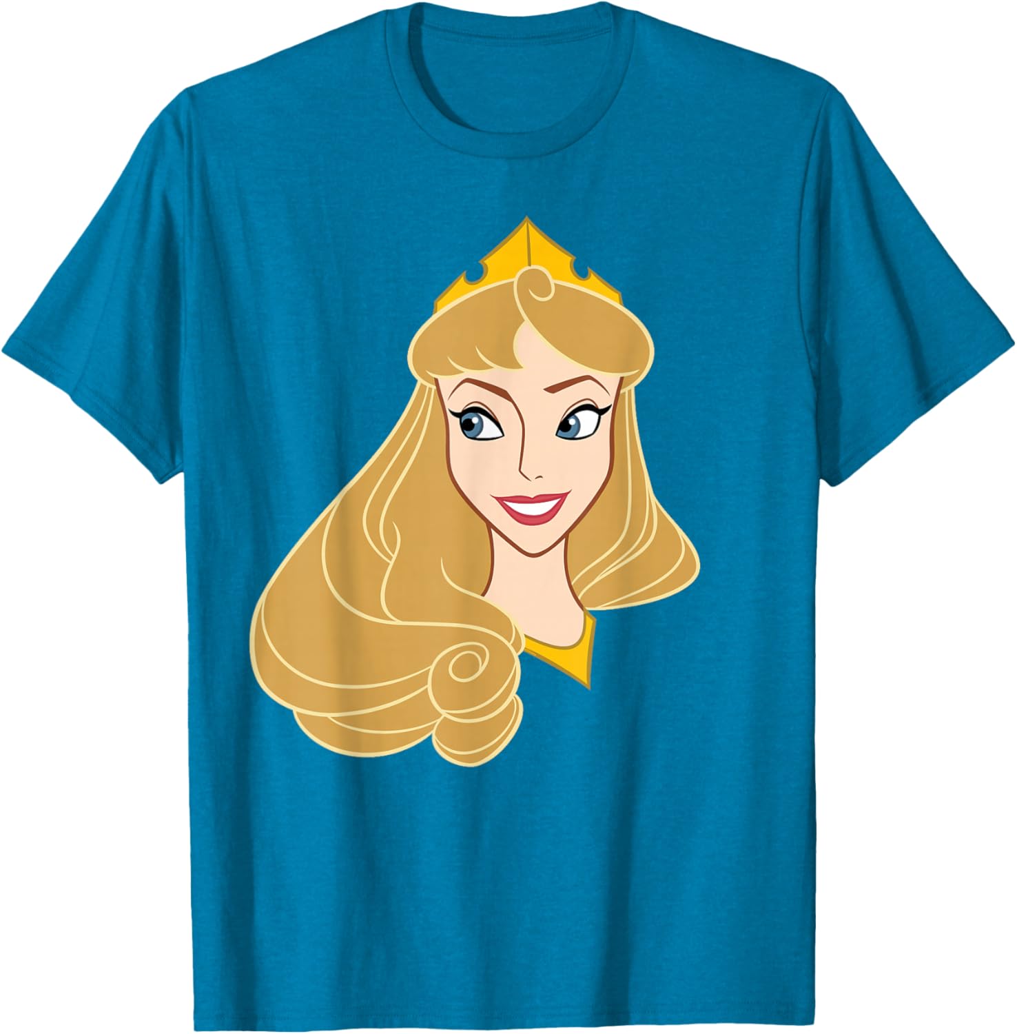 Disney Sleeping Beauty Princess Aurora Big Face Costume T-Shirt for Kids - 12
