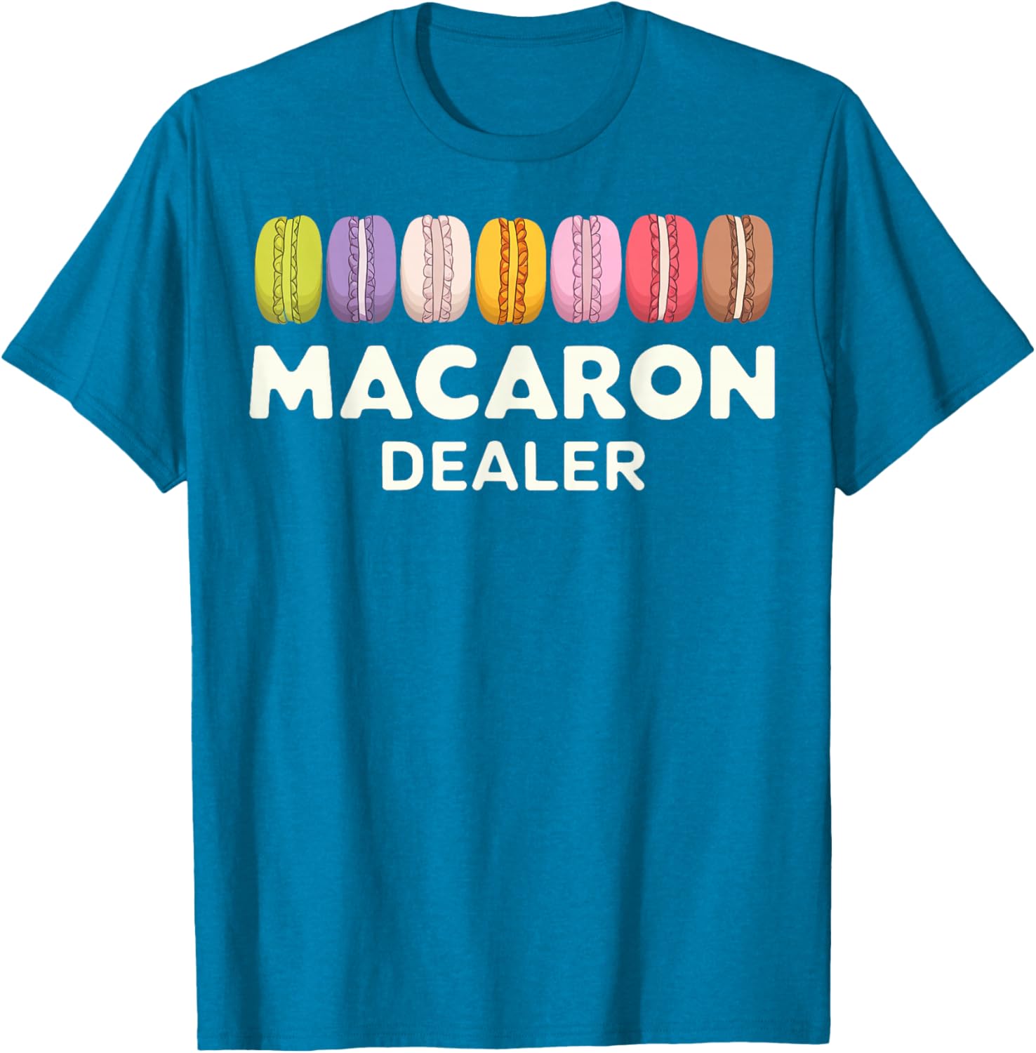 Fun Macaron Dealer T-Shirt for Food Lovers - Stylish Clothing Gift - 4