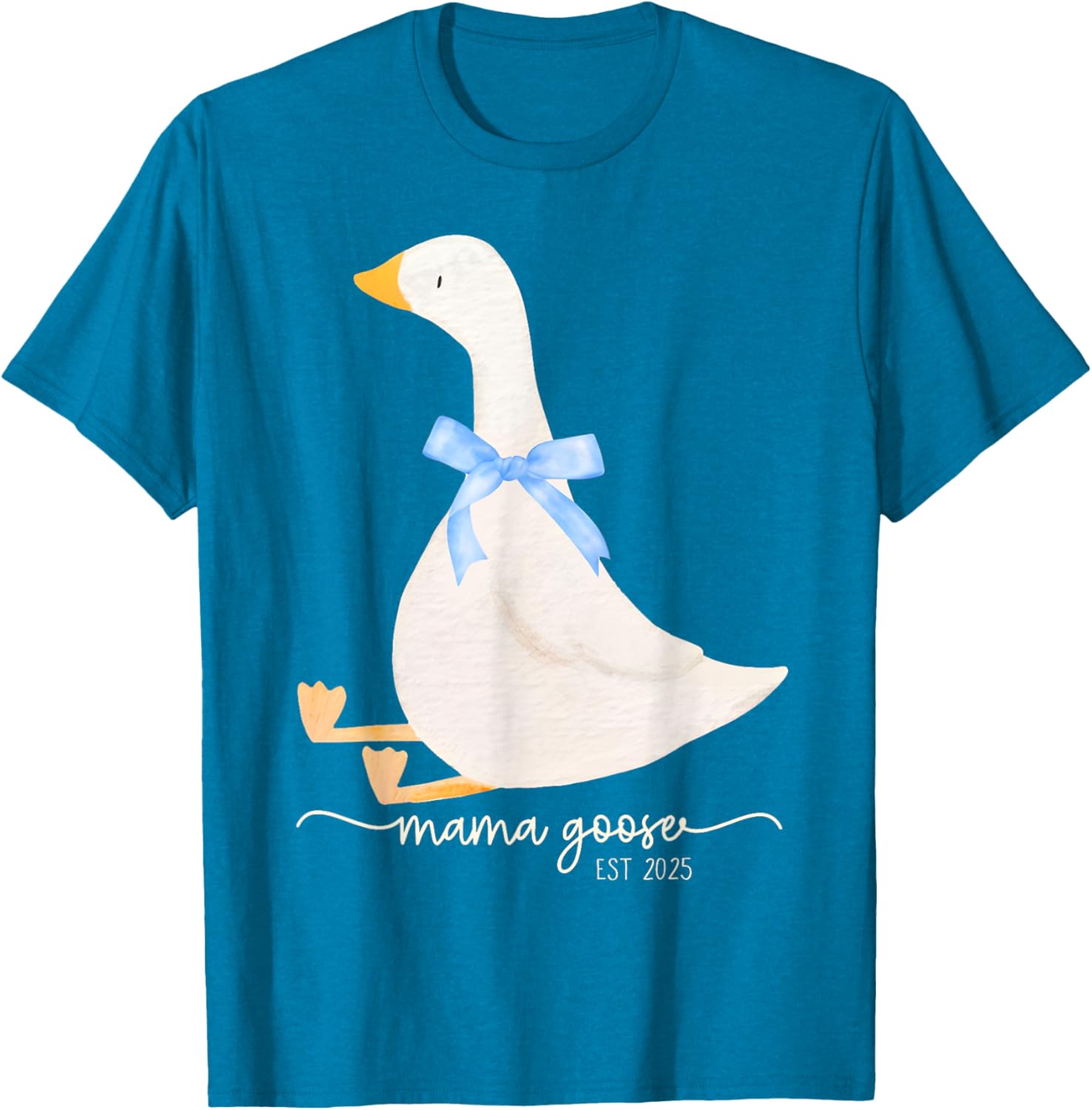 Silly Goose Mom T-Shirt for Mother’s Day - Mama Goose Est 2025 - 6