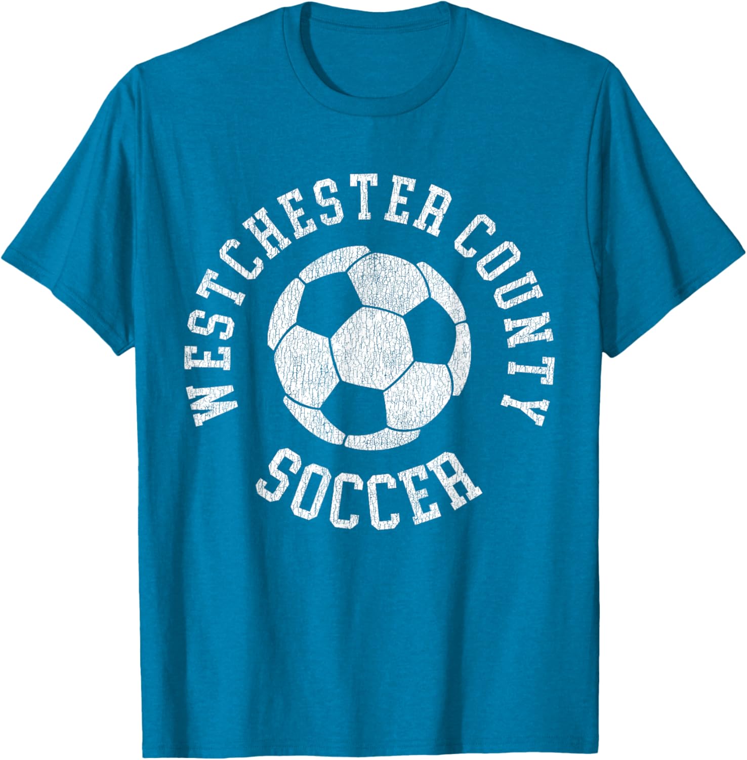 Westchester County Retro Distressed 90's Vintage Soccer T-Shirt - 10