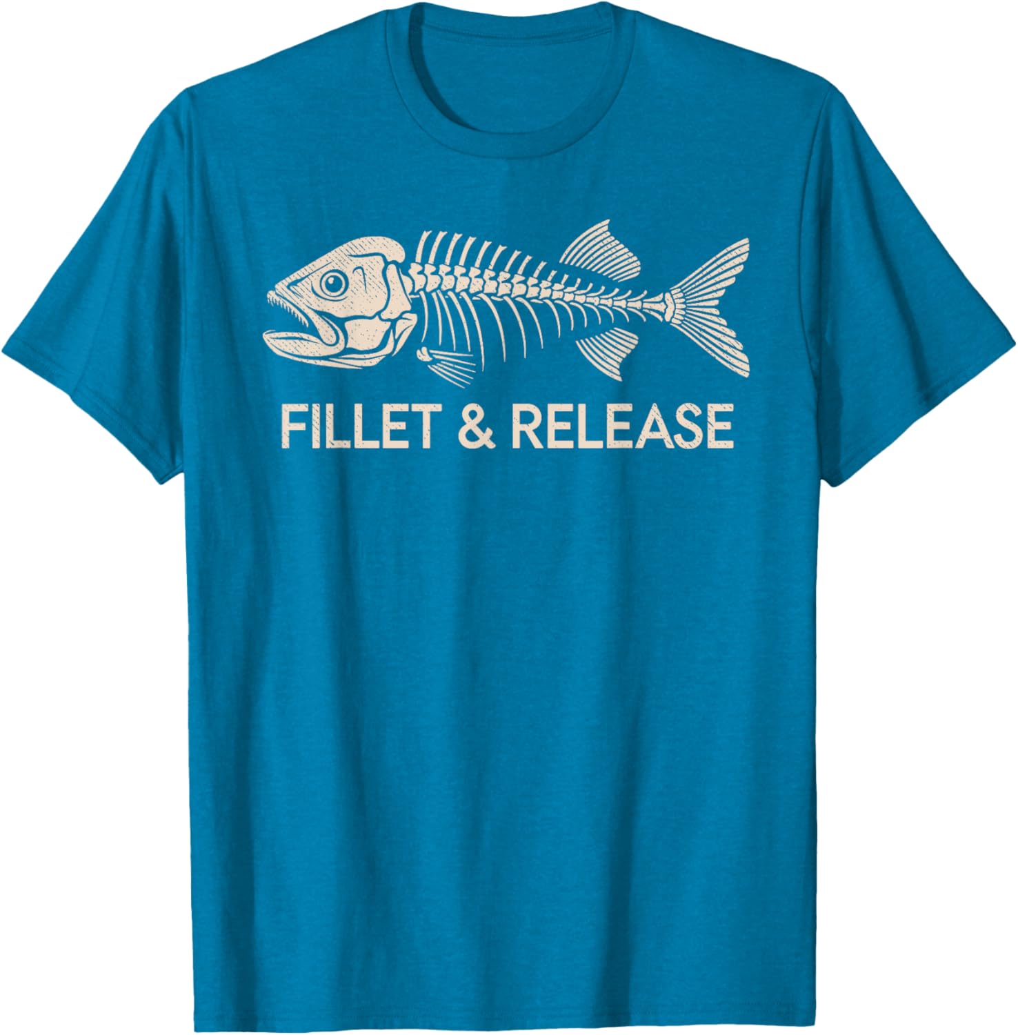 Funny Fishing T-Shirt for Anglers - Fillet and Release Humor Tee - 13