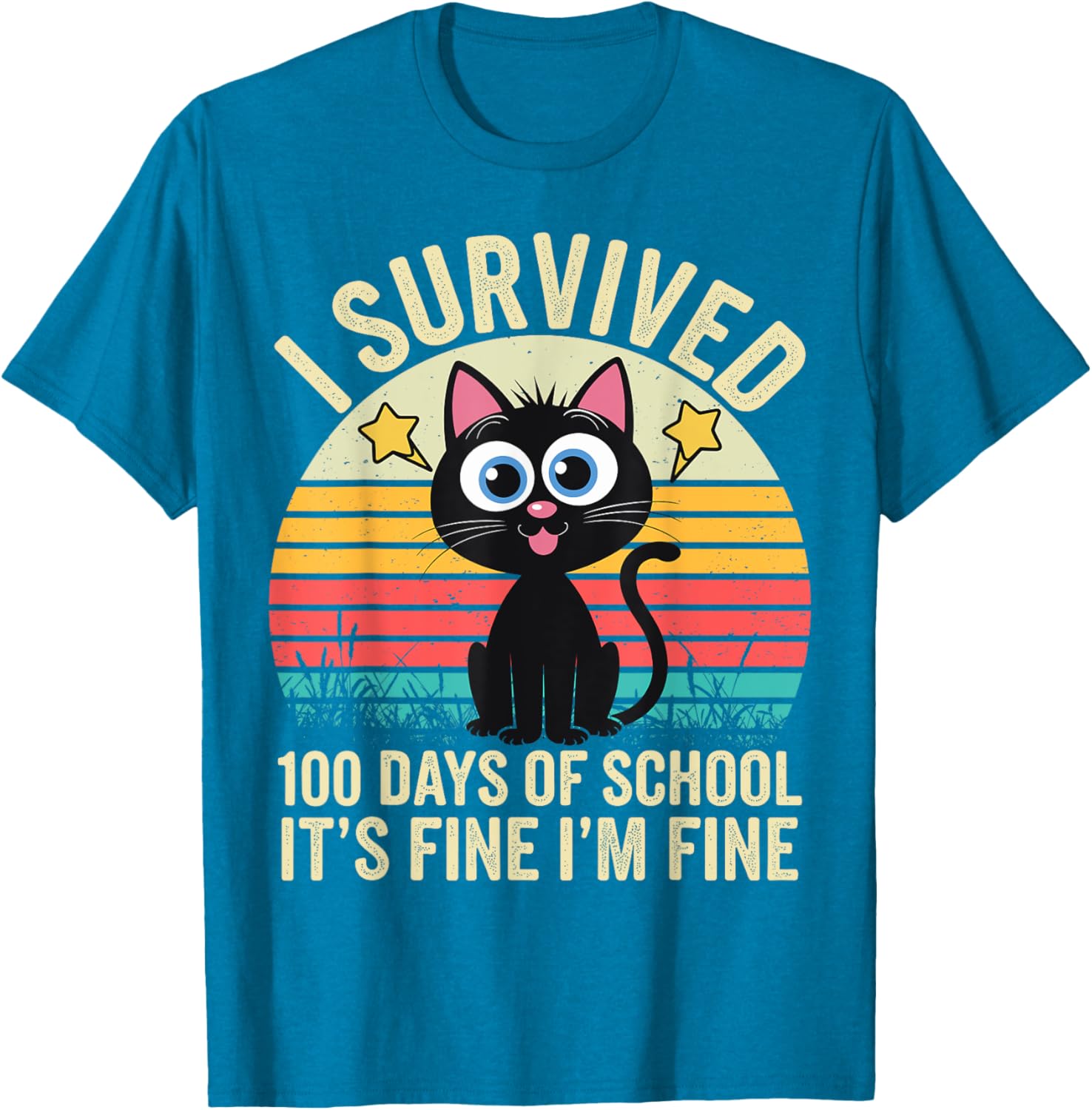 I Survived 100 Days of School T-Shirt for Kids - Fun and Stylish! - 17